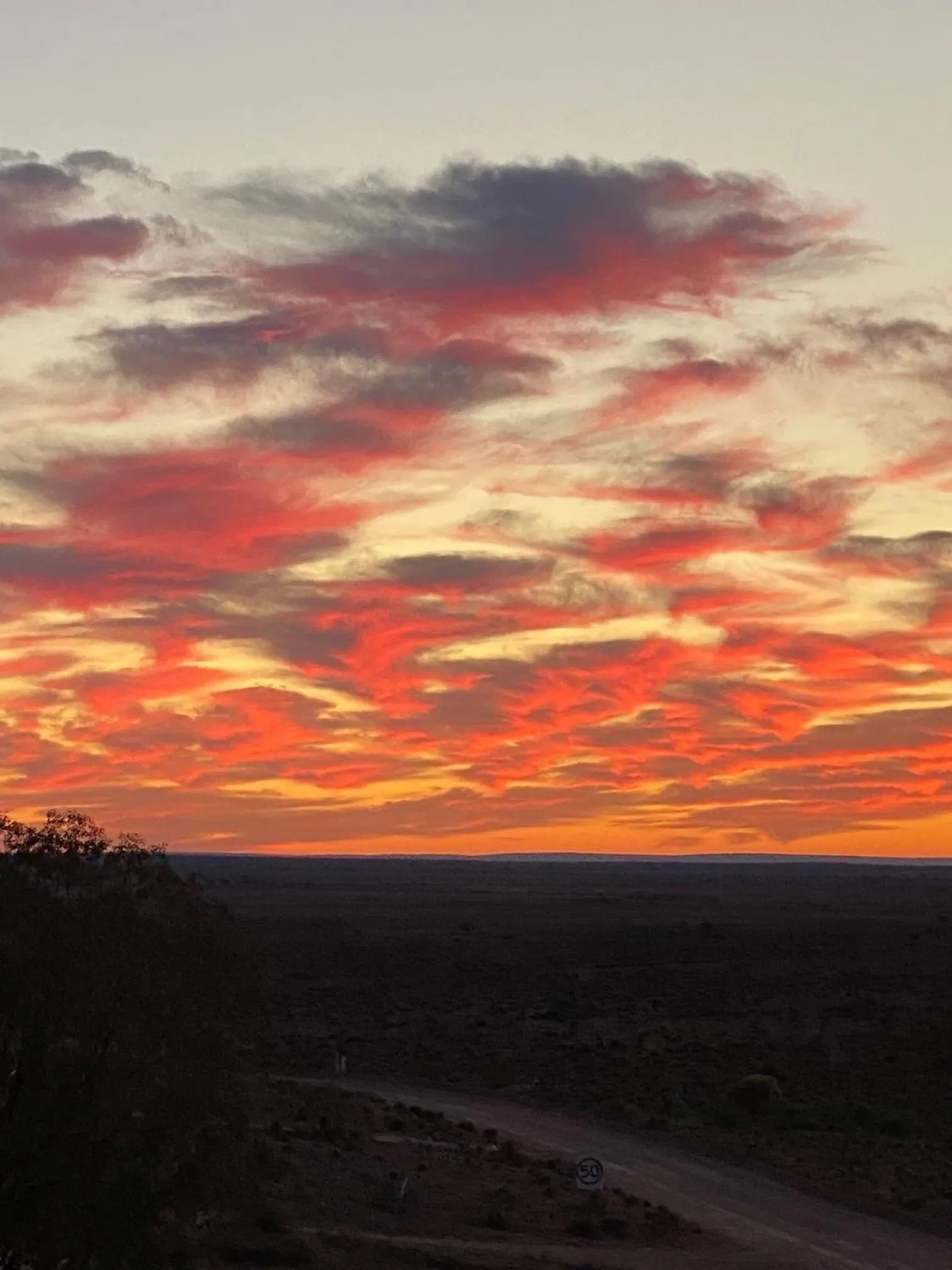 Natural landscape in White Cliffs Underground Motel