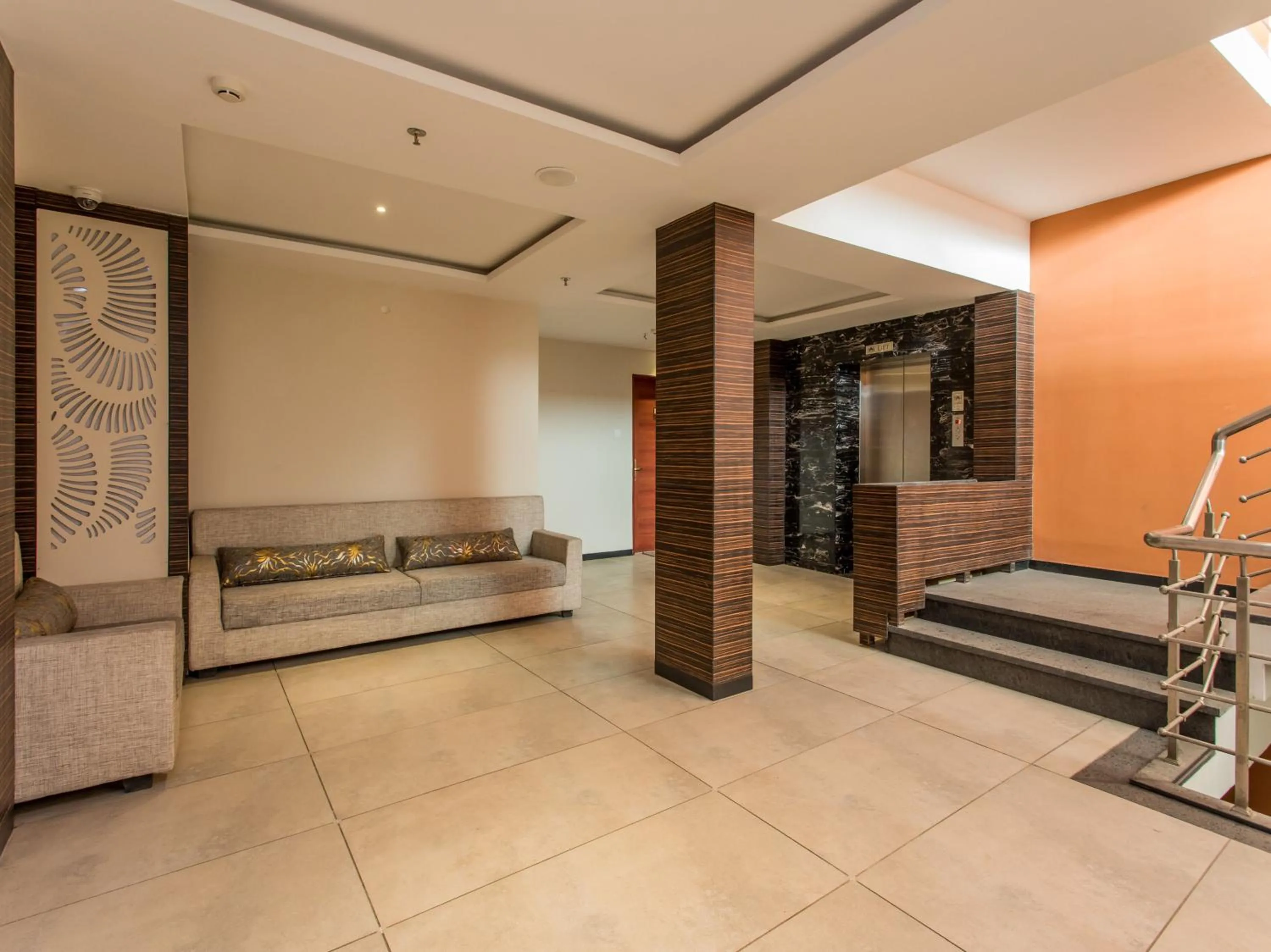 Lobby or reception in Hotel Nandi