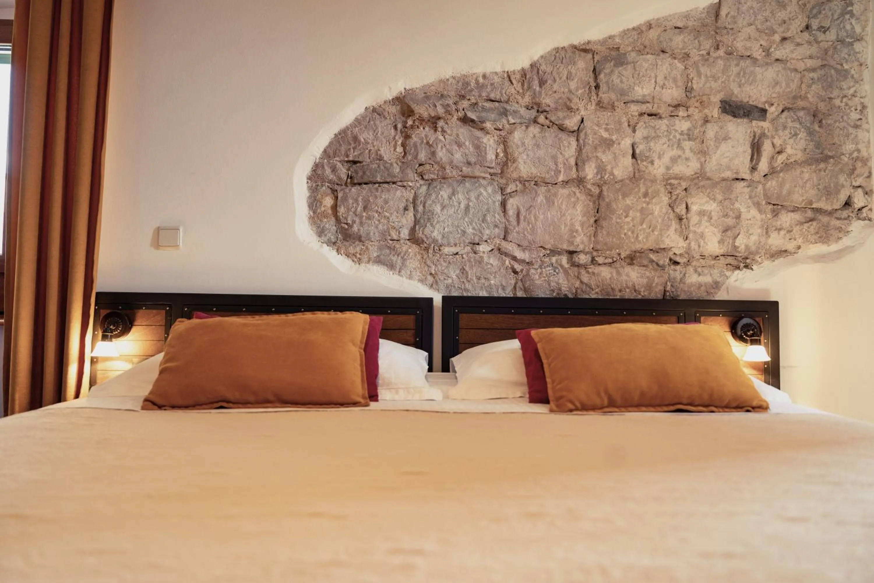 Bed in Hotel Villa Diana