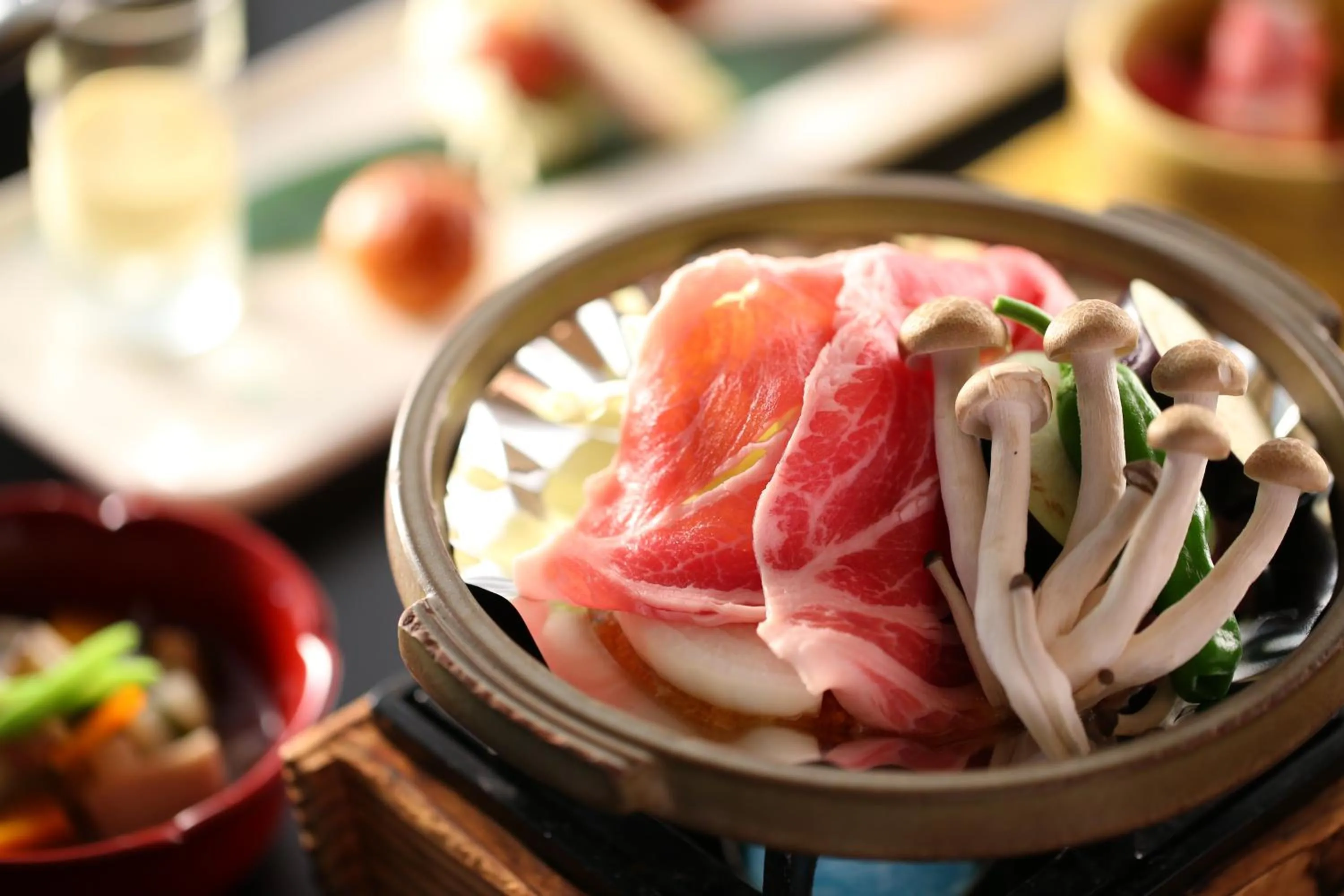 Food close-up in Nukumorino-yado Komanoyu