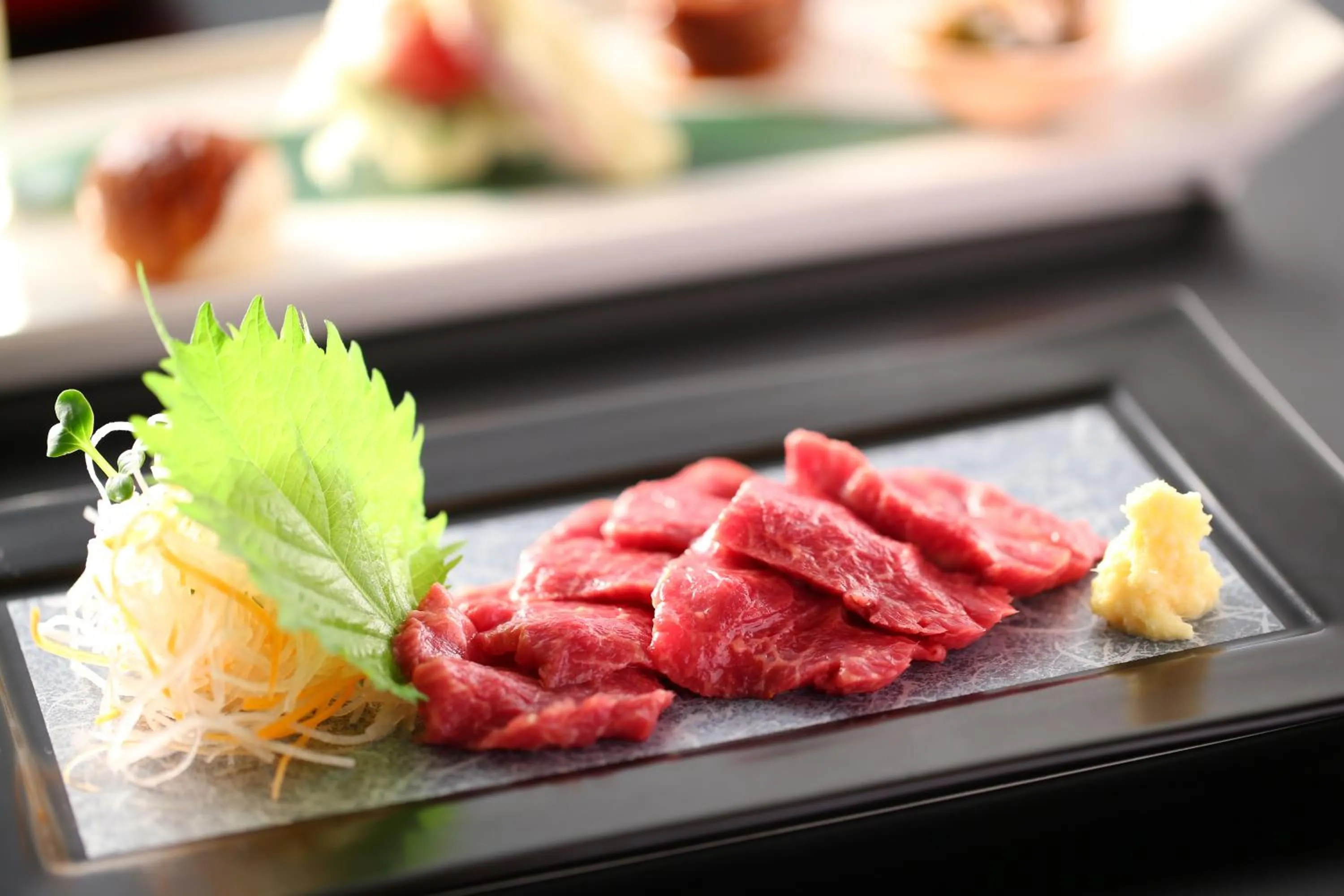 Food close-up in Nukumorino-yado Komanoyu