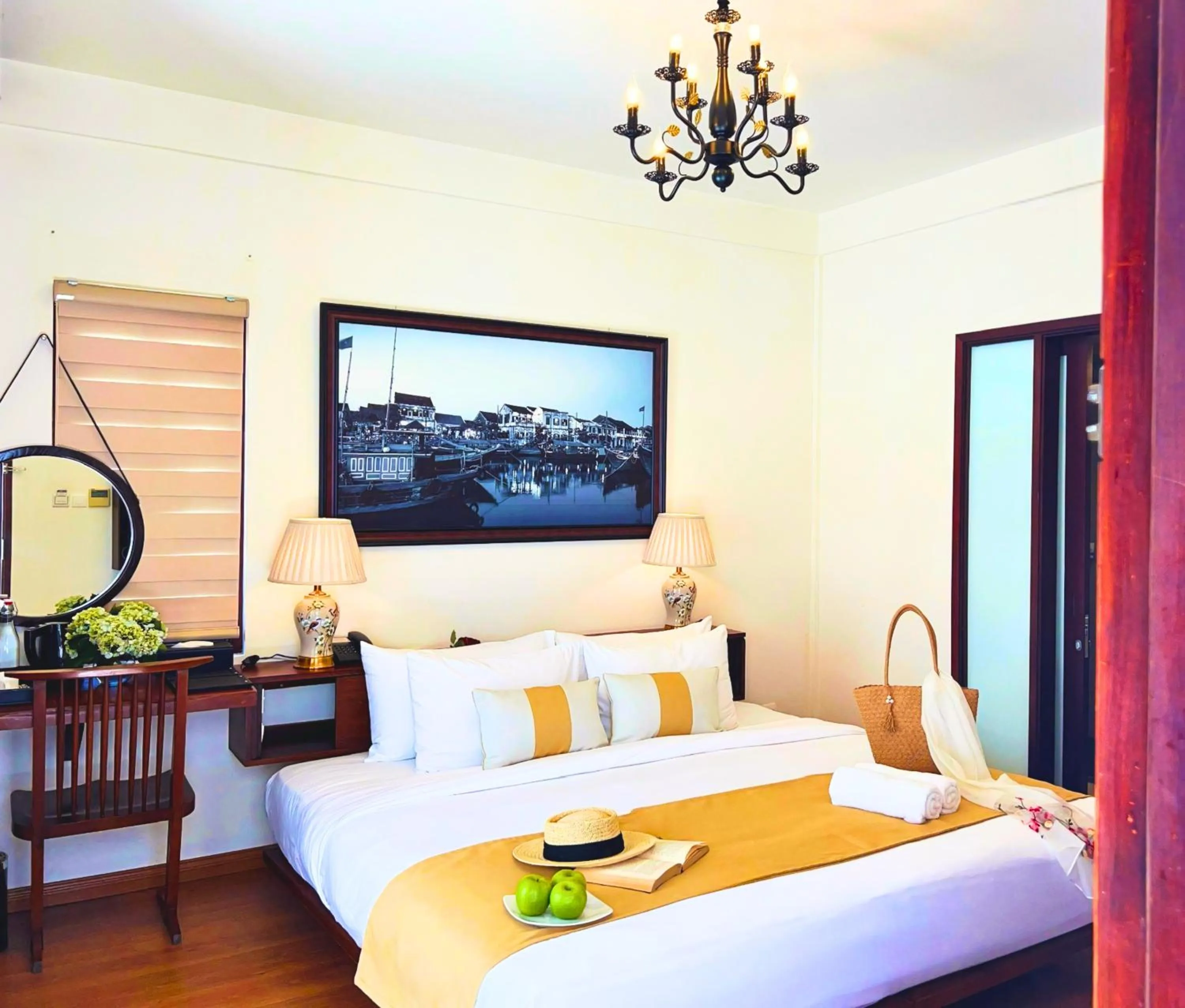 Garden, Bed in Happy Life Memories Hoi An Hotel & Spa