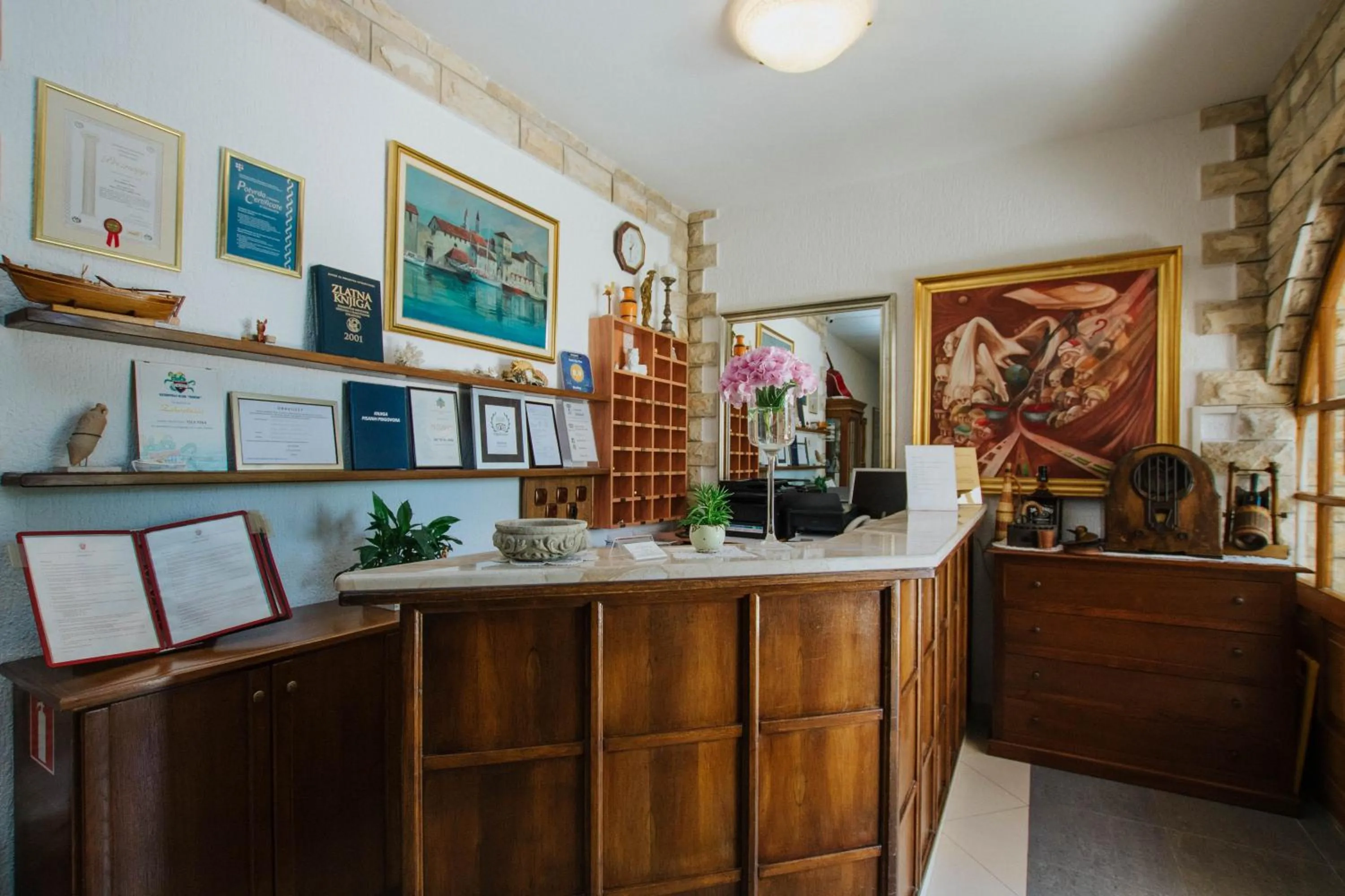 Lobby or reception in Hotel Vila Tina