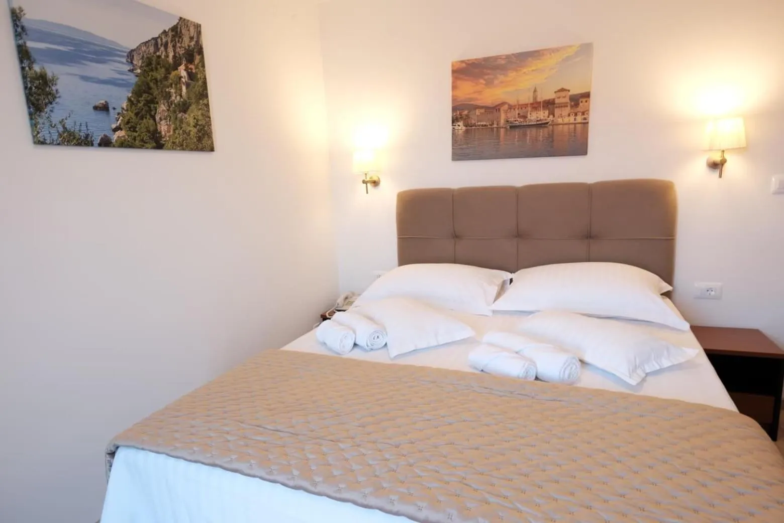 Bed in Hotel Vila Tina