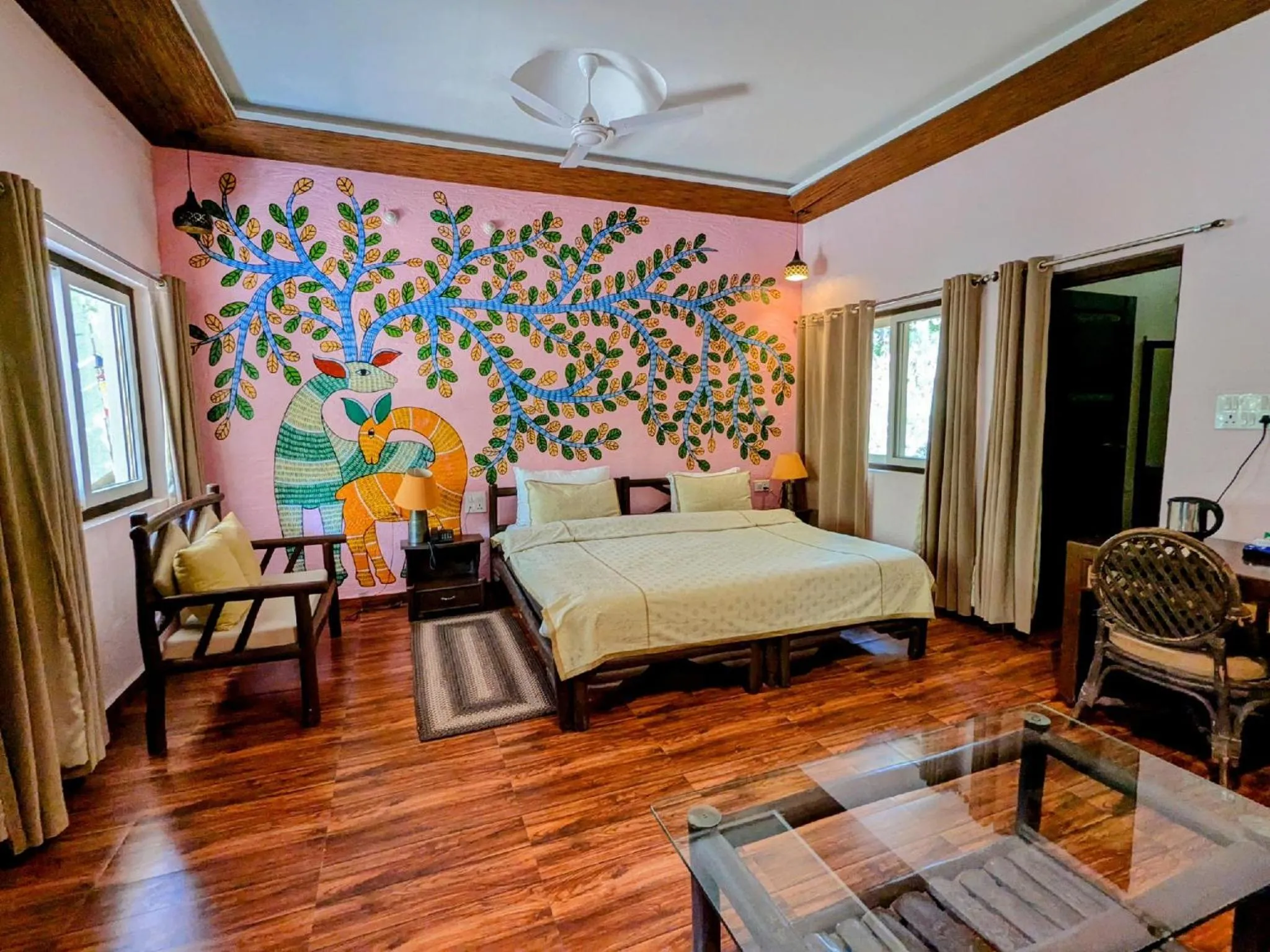 Bedroom in Syna Tiger Resort Bandhavgarh