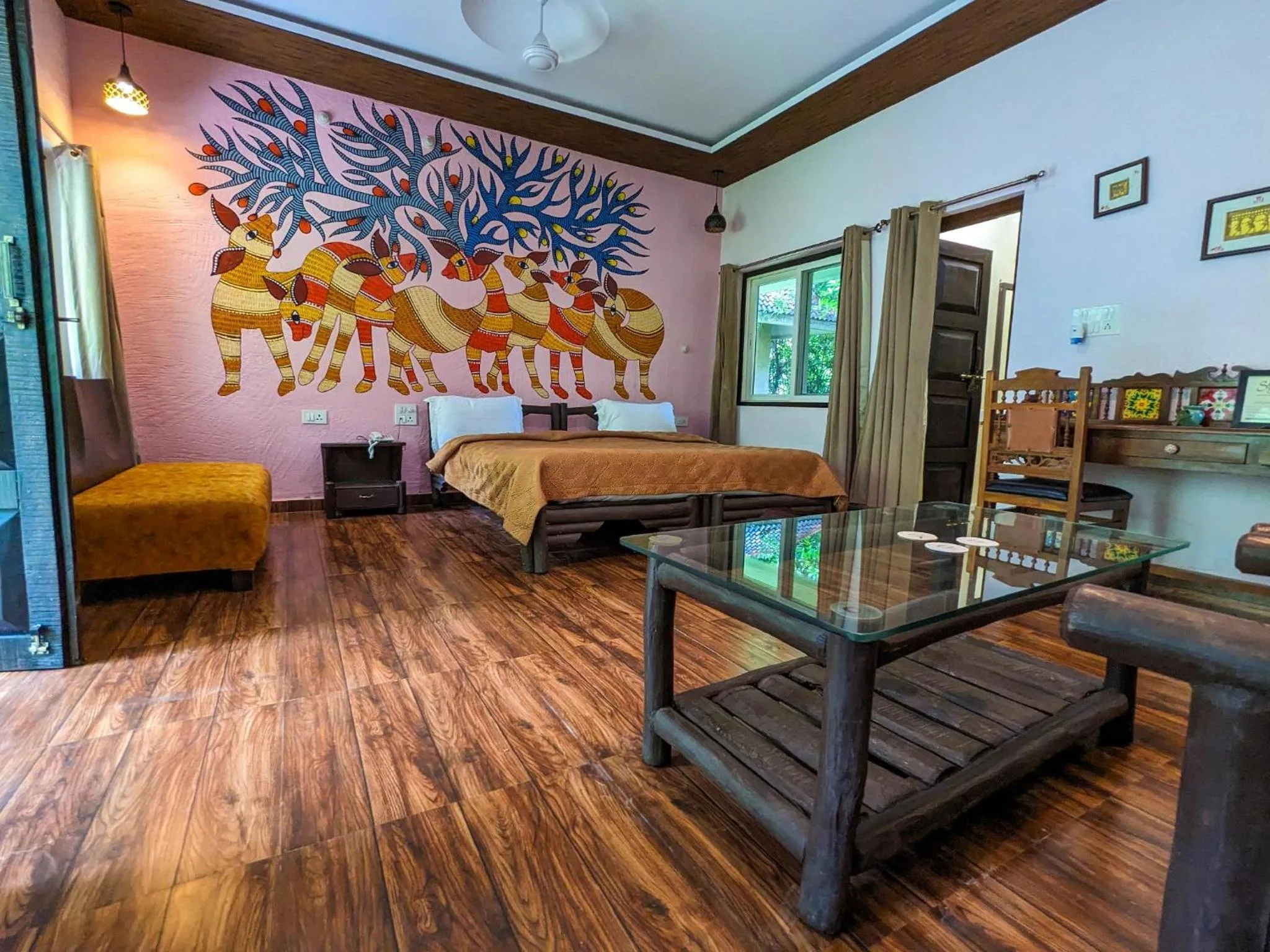 Bedroom in Syna Tiger Resort Bandhavgarh