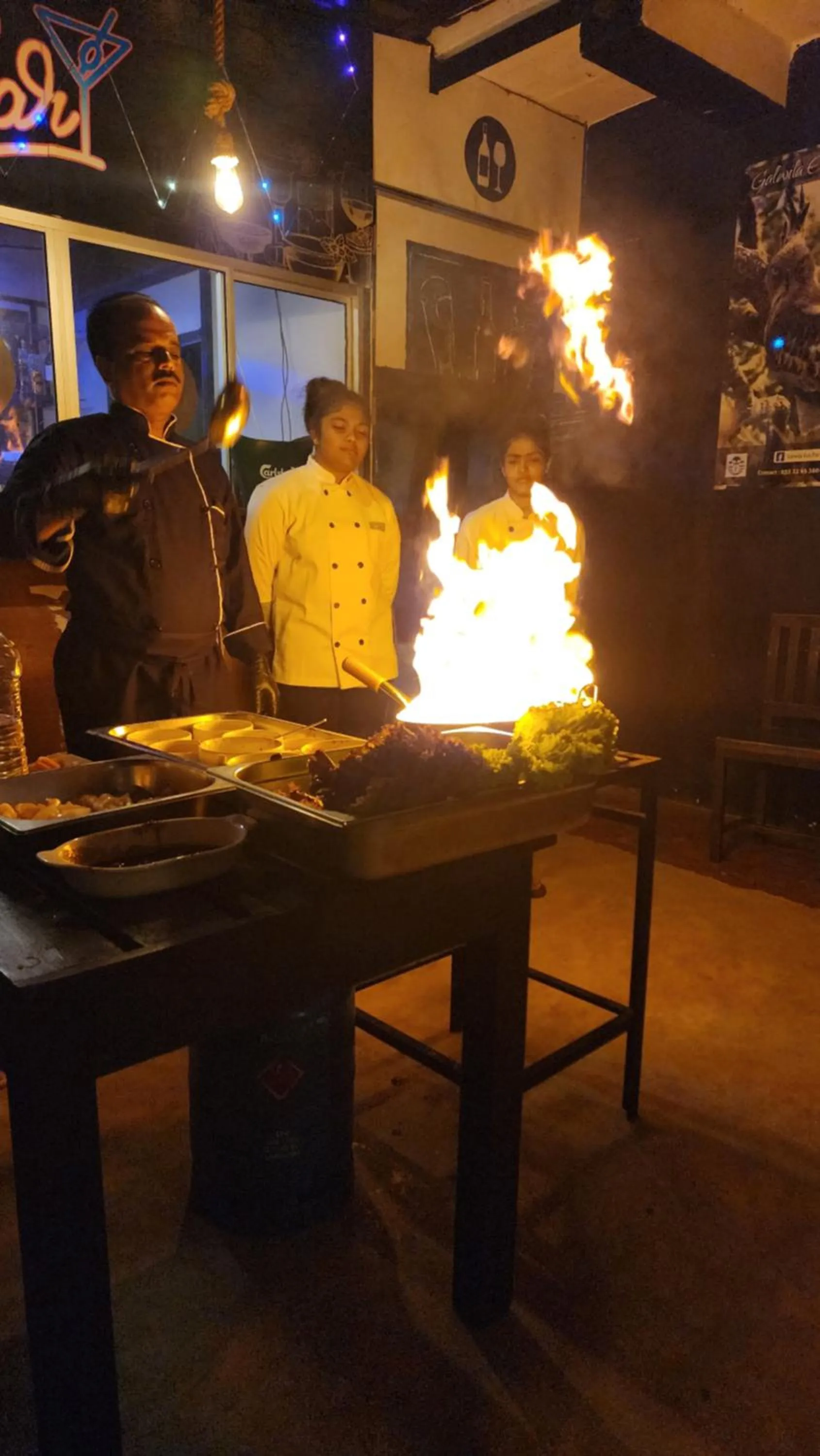 People in Dinuda Lagoon Hotel