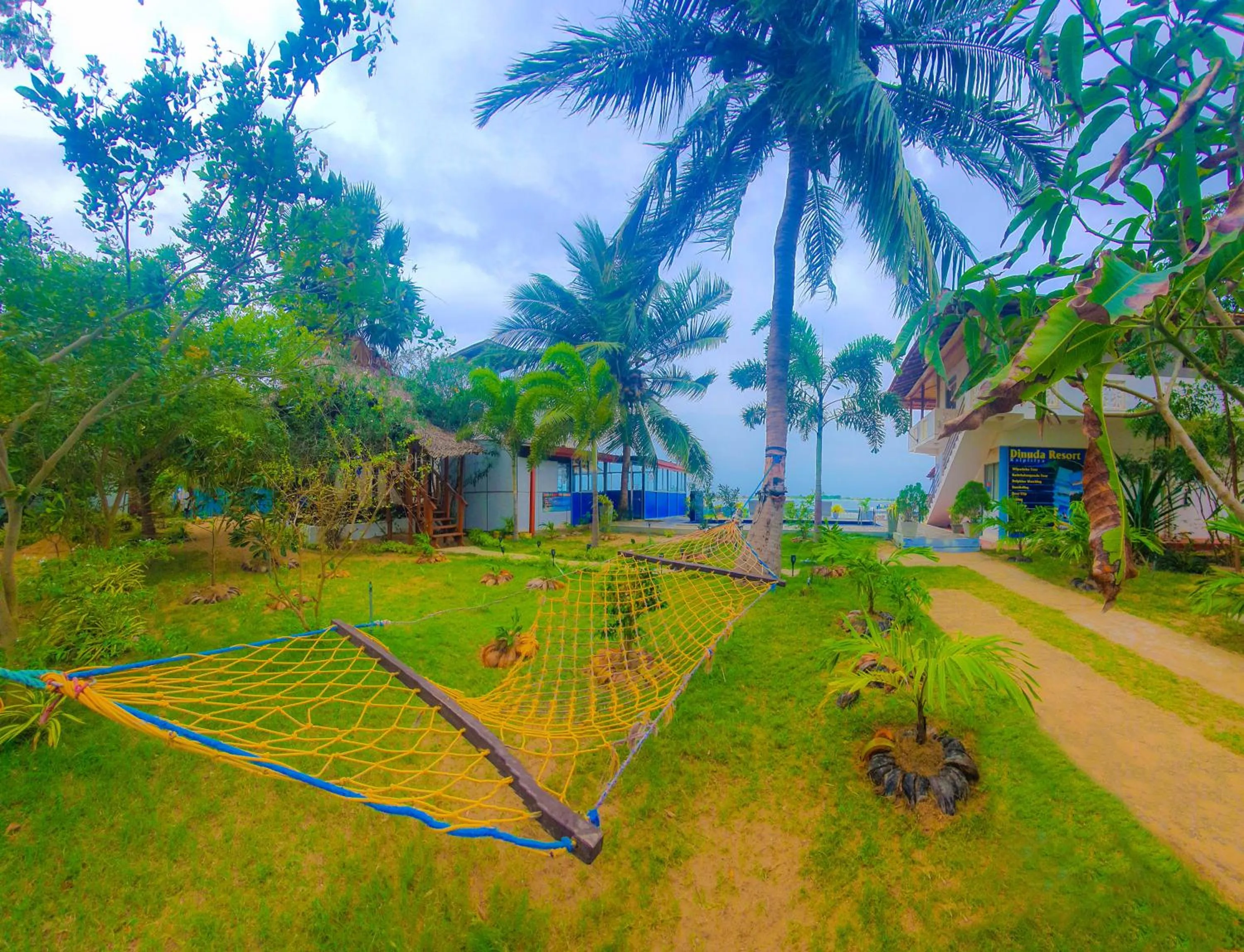 Property building in Dinuda Lagoon Hotel