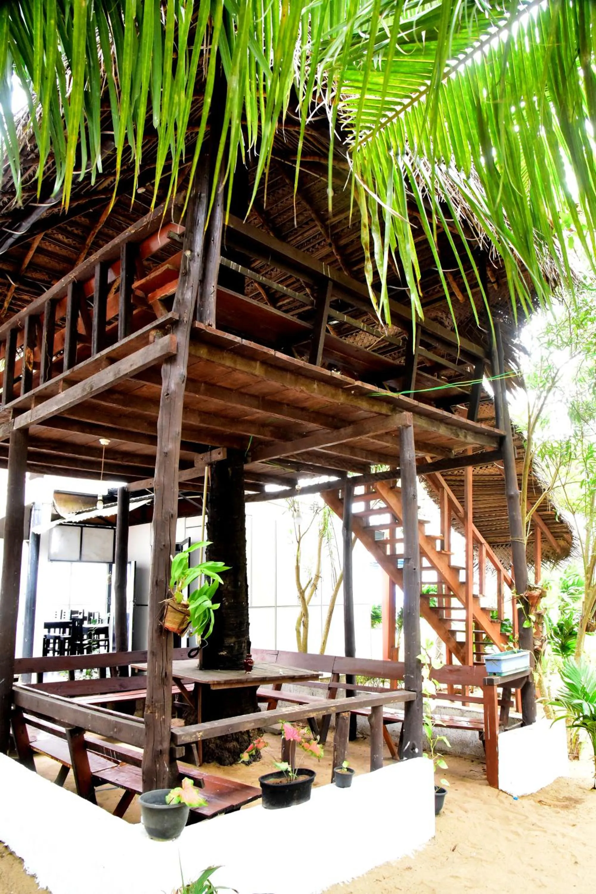 Property building in Dinuda Lagoon Hotel