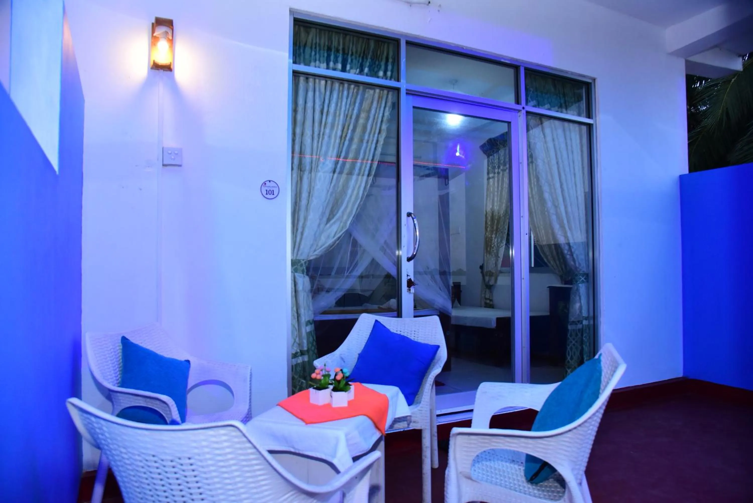 Facade/entrance in Dinuda Lagoon Hotel