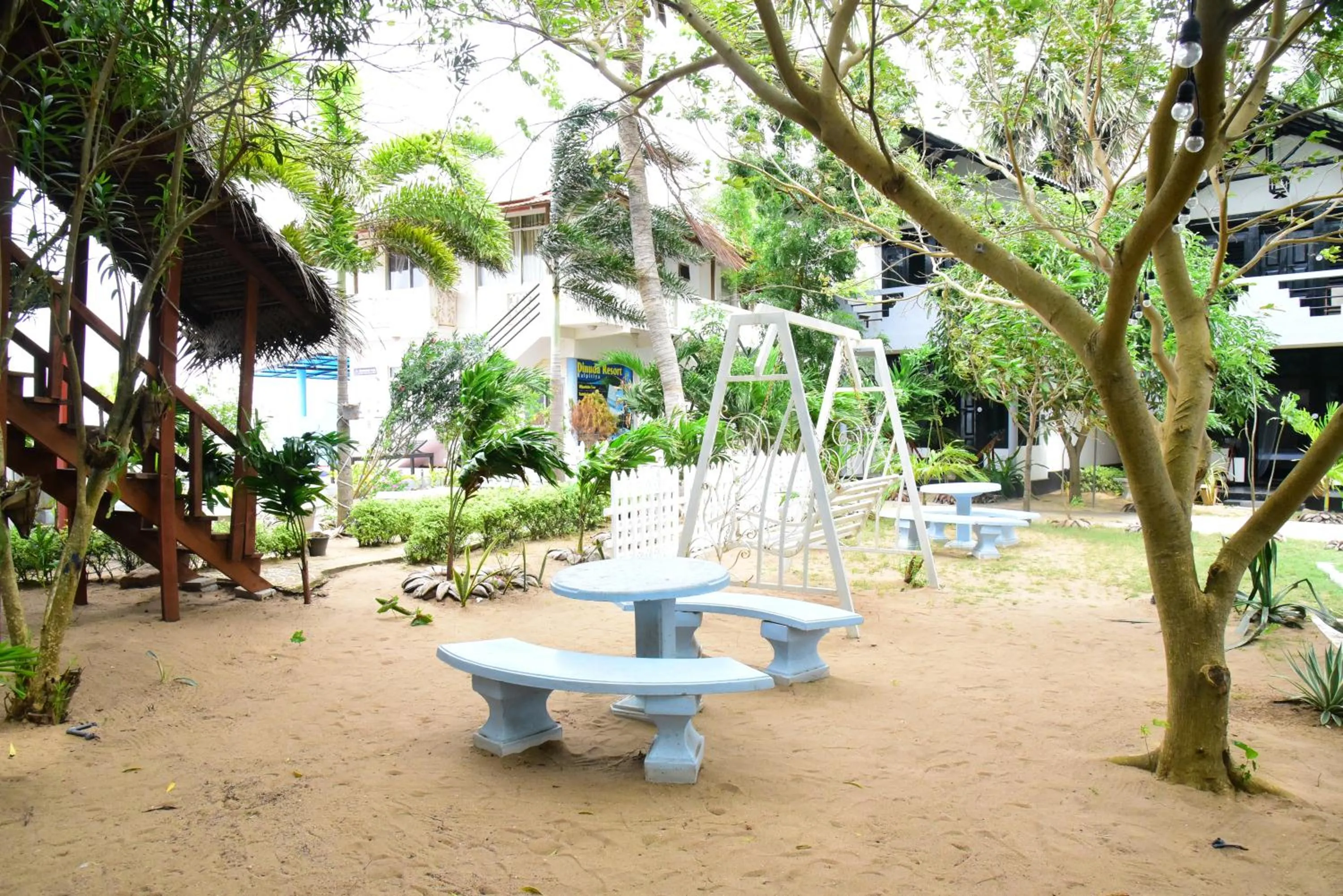 Property building in Dinuda Lagoon Hotel