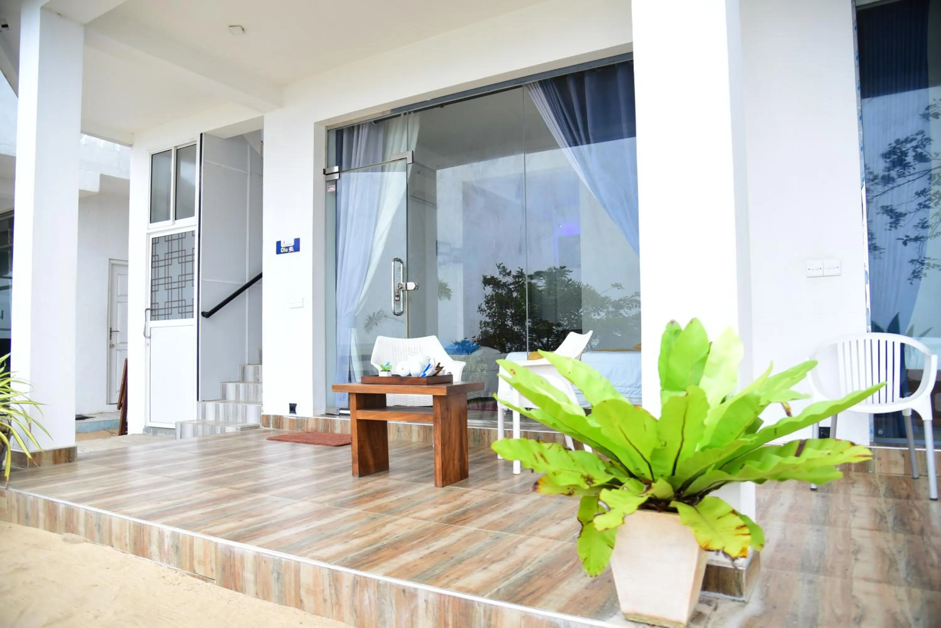 Facade/entrance in Dinuda Lagoon Hotel