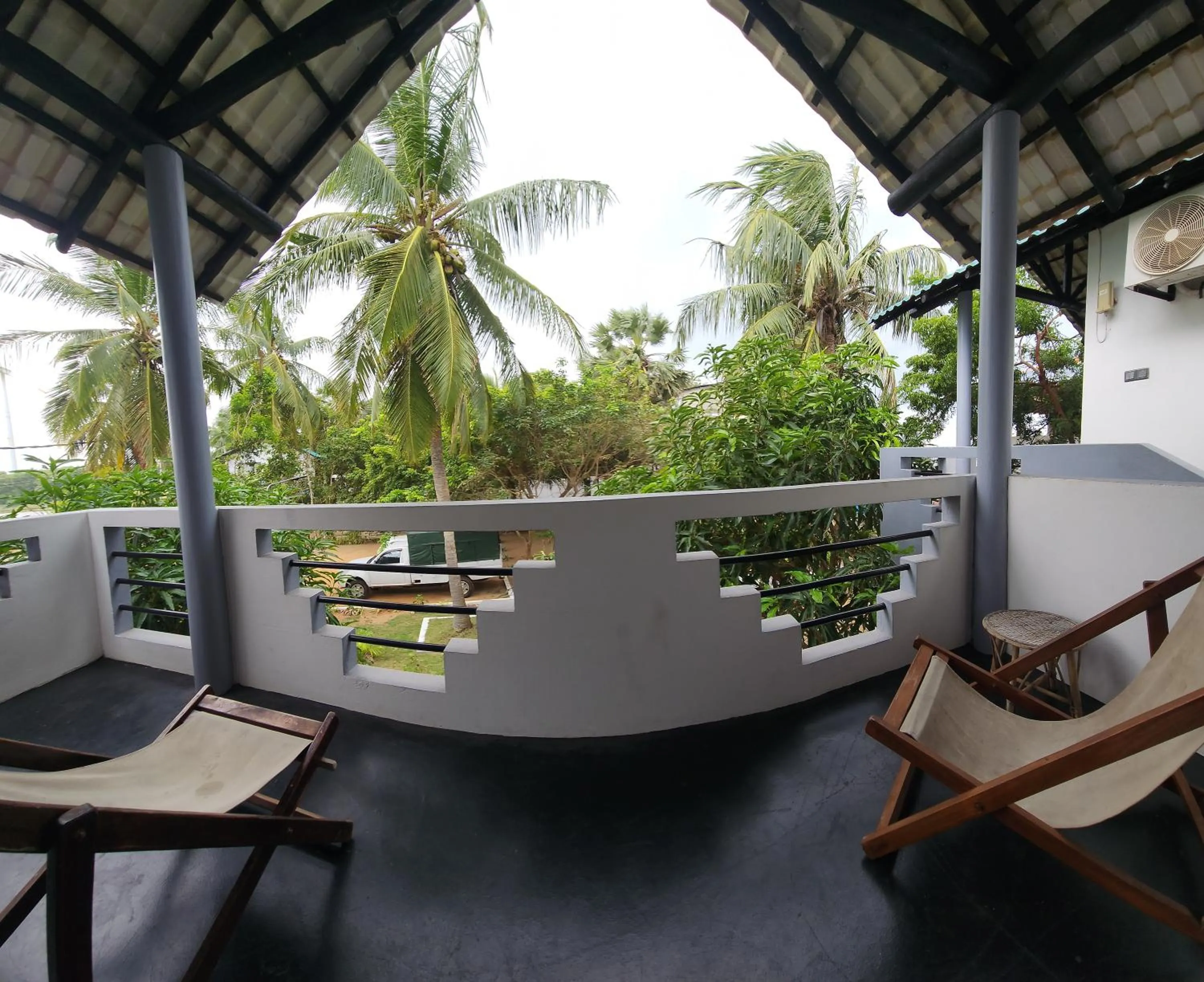 Balcony/Terrace in Dinuda Lagoon Hotel