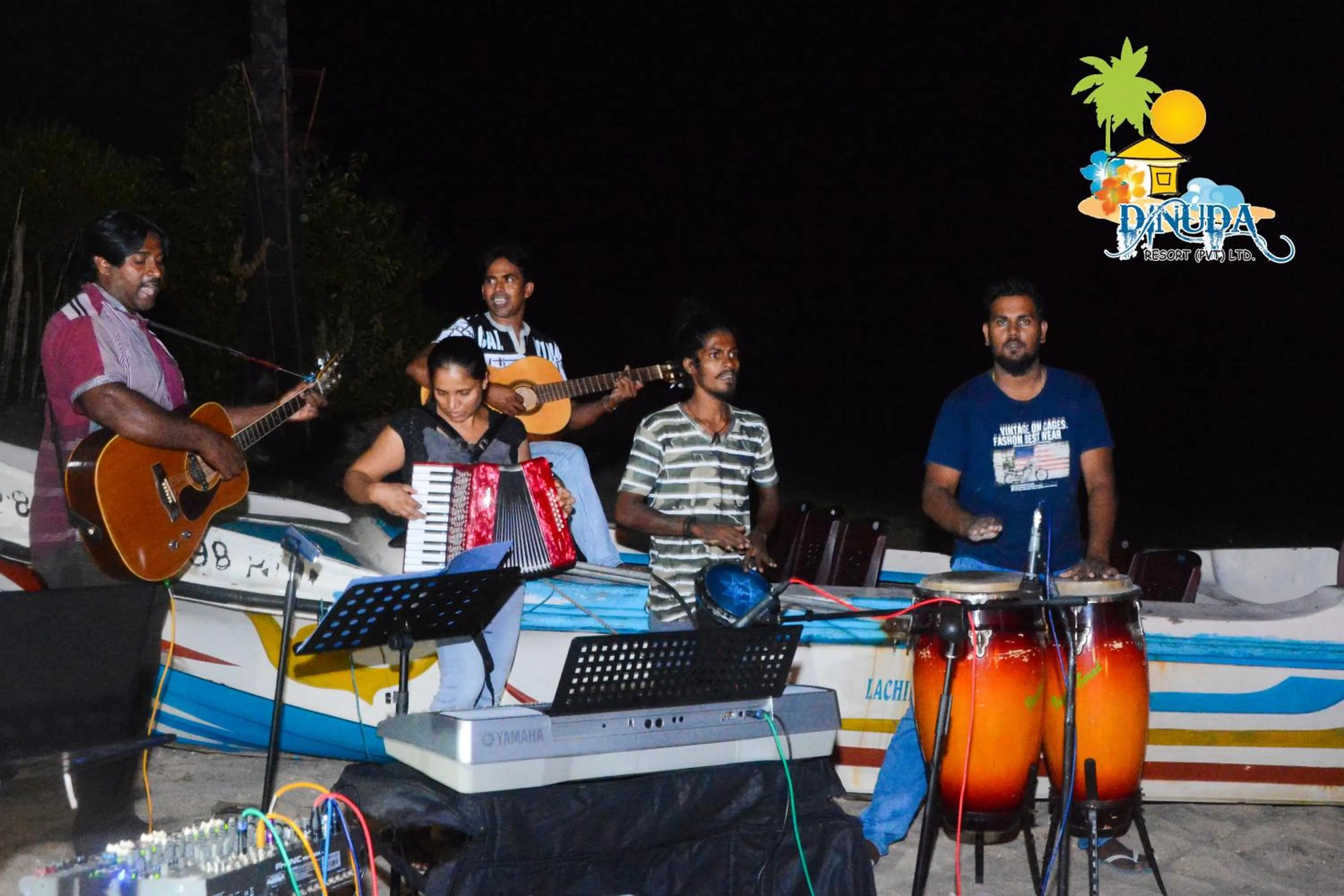 Entertainment in Dinuda Lagoon Hotel