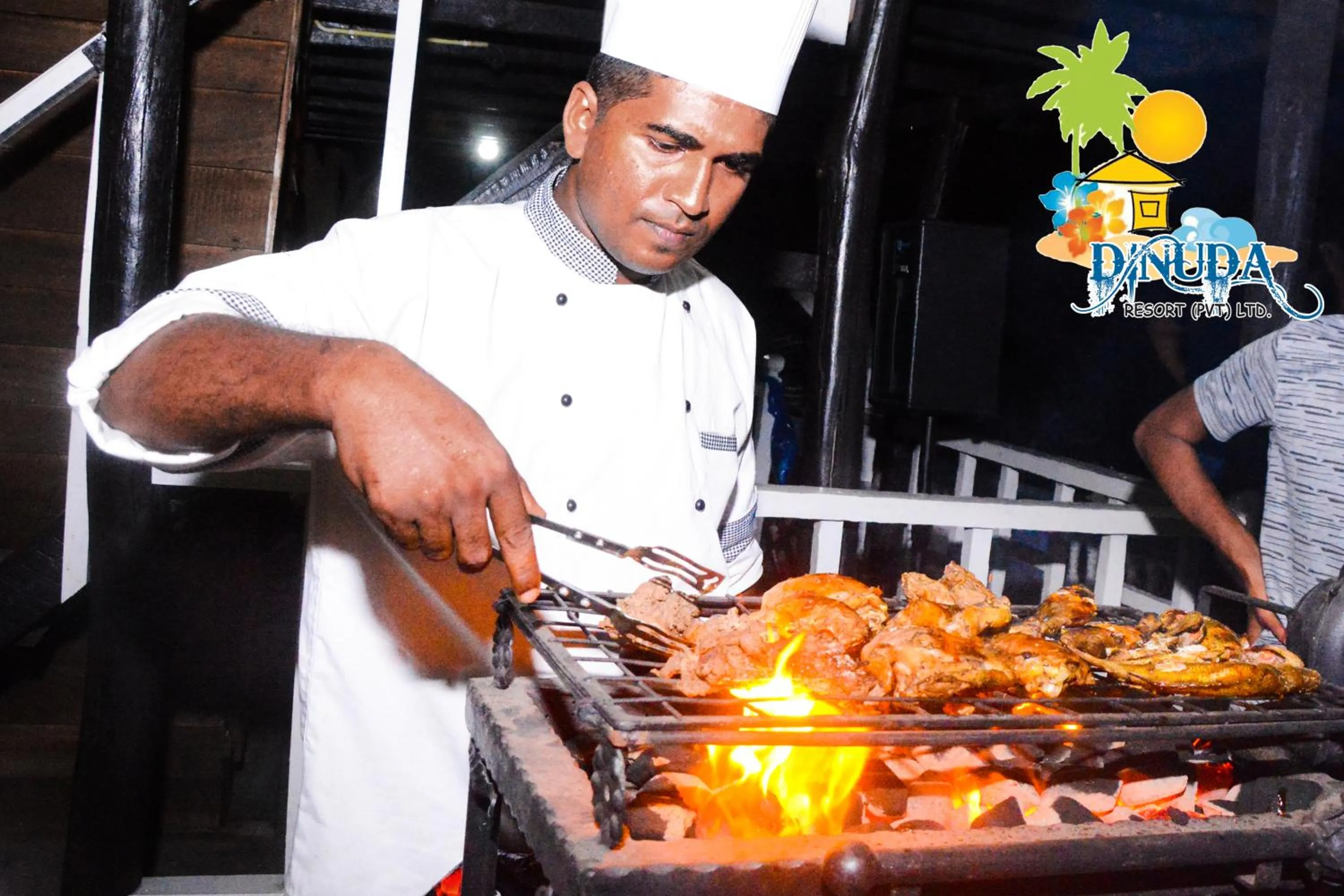 BBQ facilities in Dinuda Lagoon Hotel