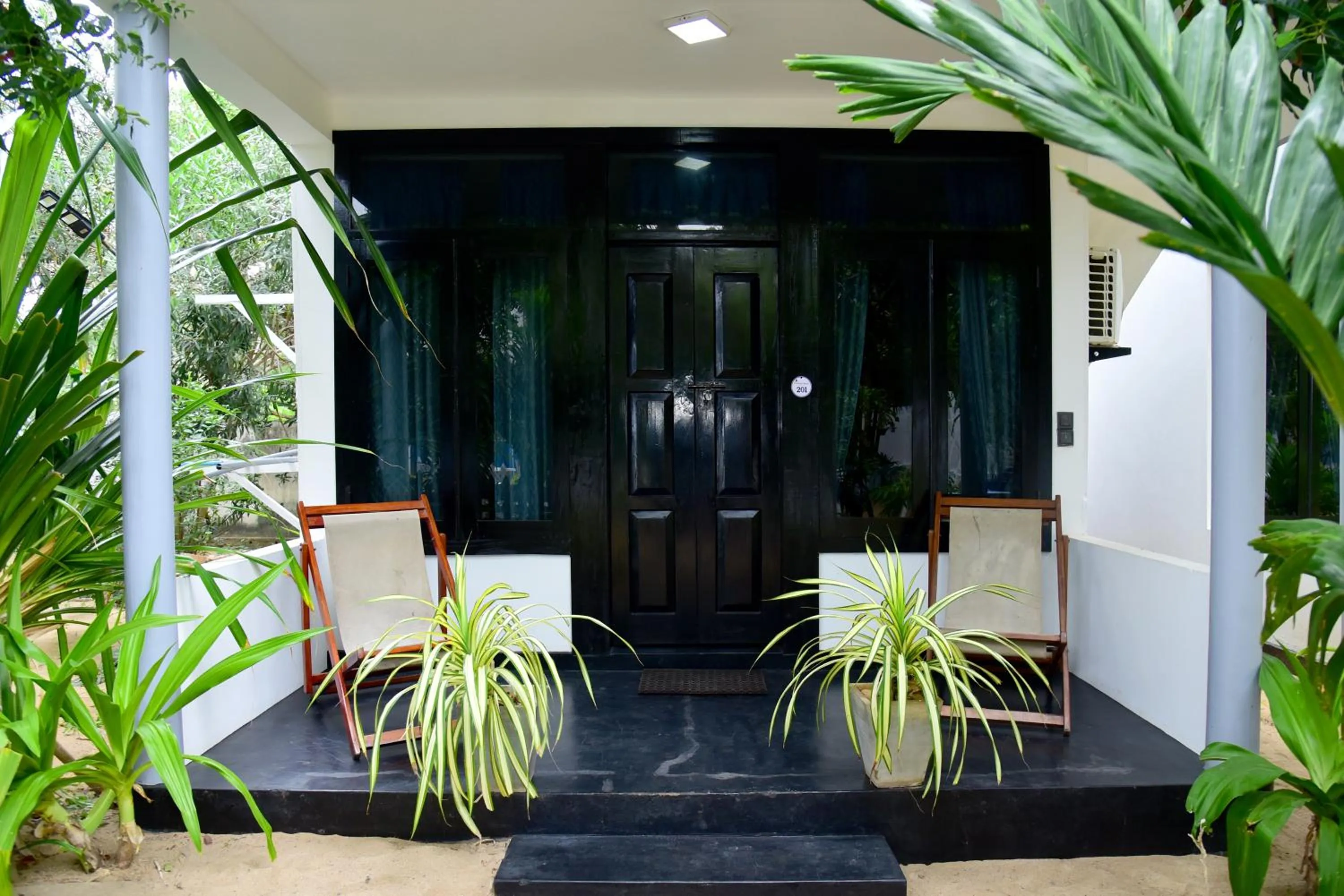 Facade/entrance in Dinuda Lagoon Hotel