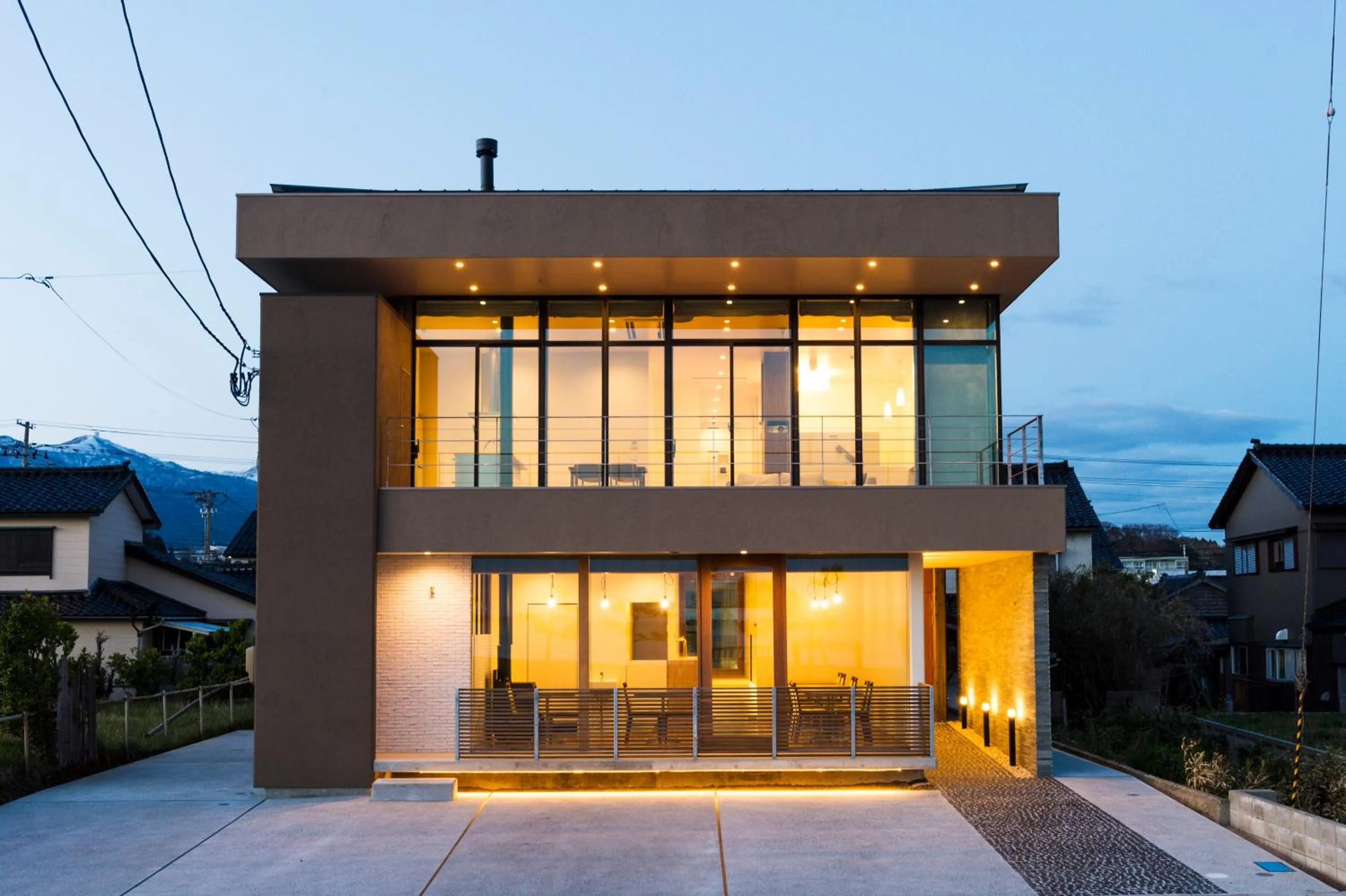 Facade/entrance in Guest Villa on the BI-CHI