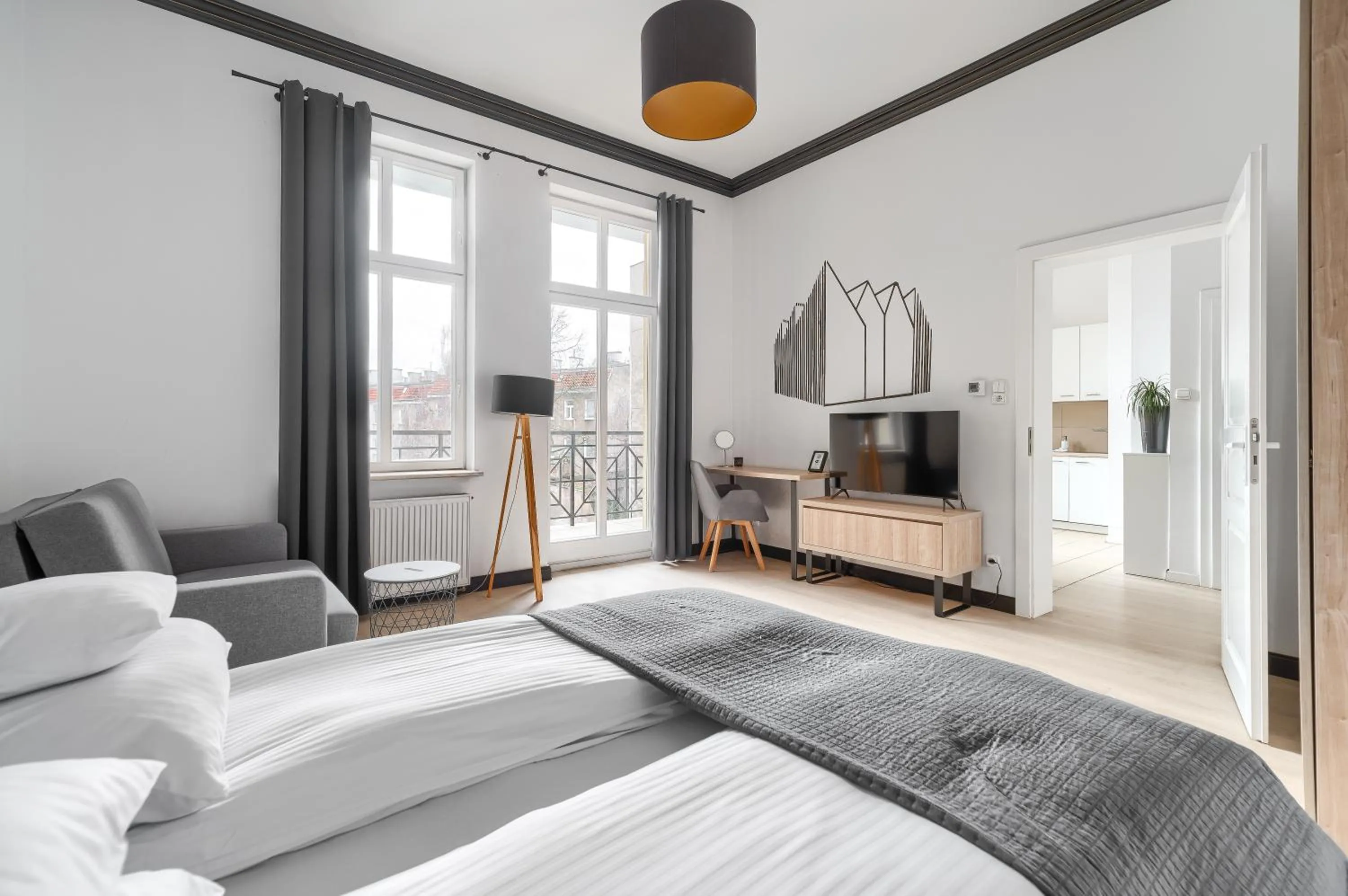 Bed in Aparthotel Platinum