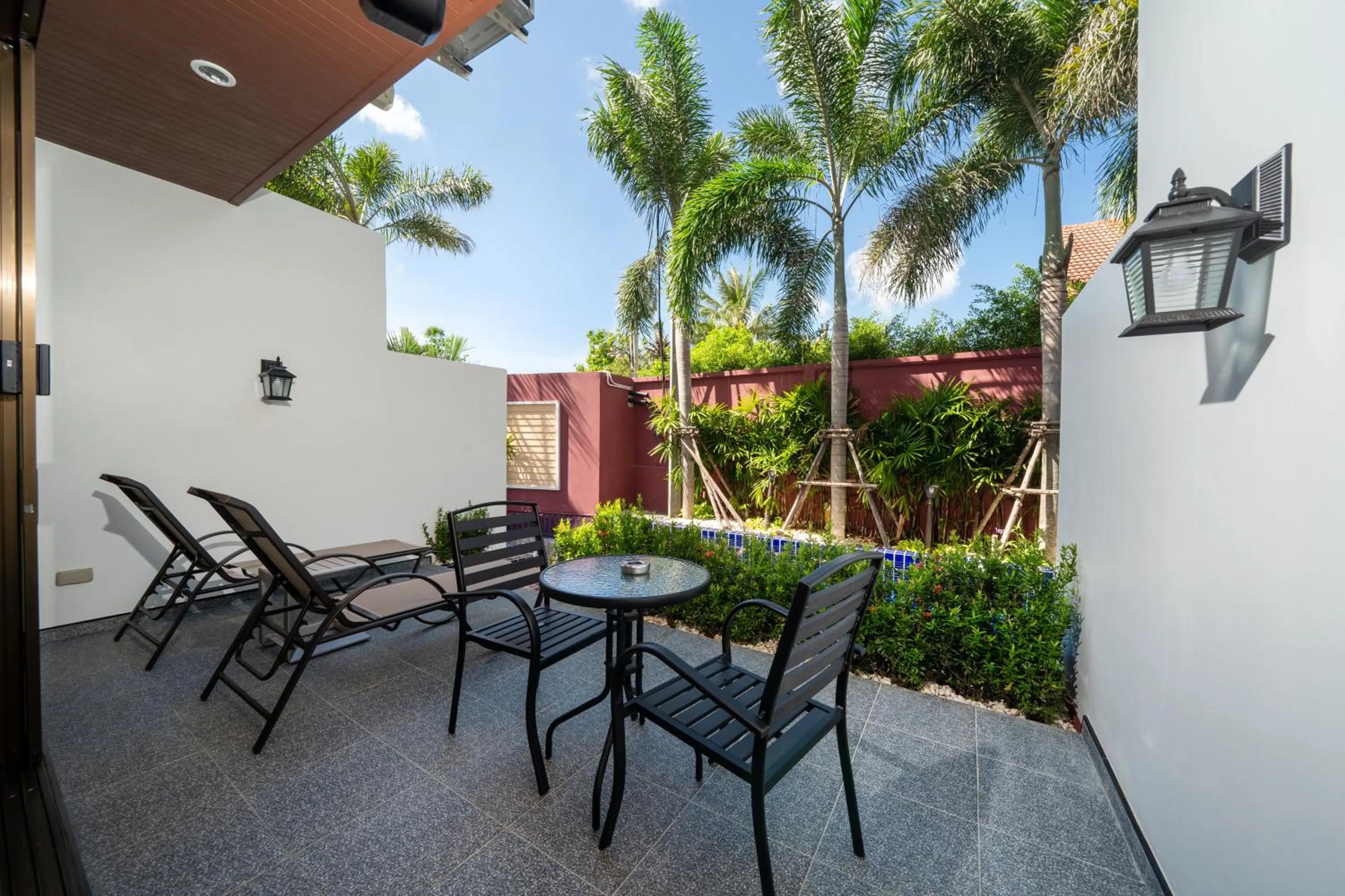 Balcony/Terrace in Boutique Resort Private Pool Villa - SHA Extra Plus