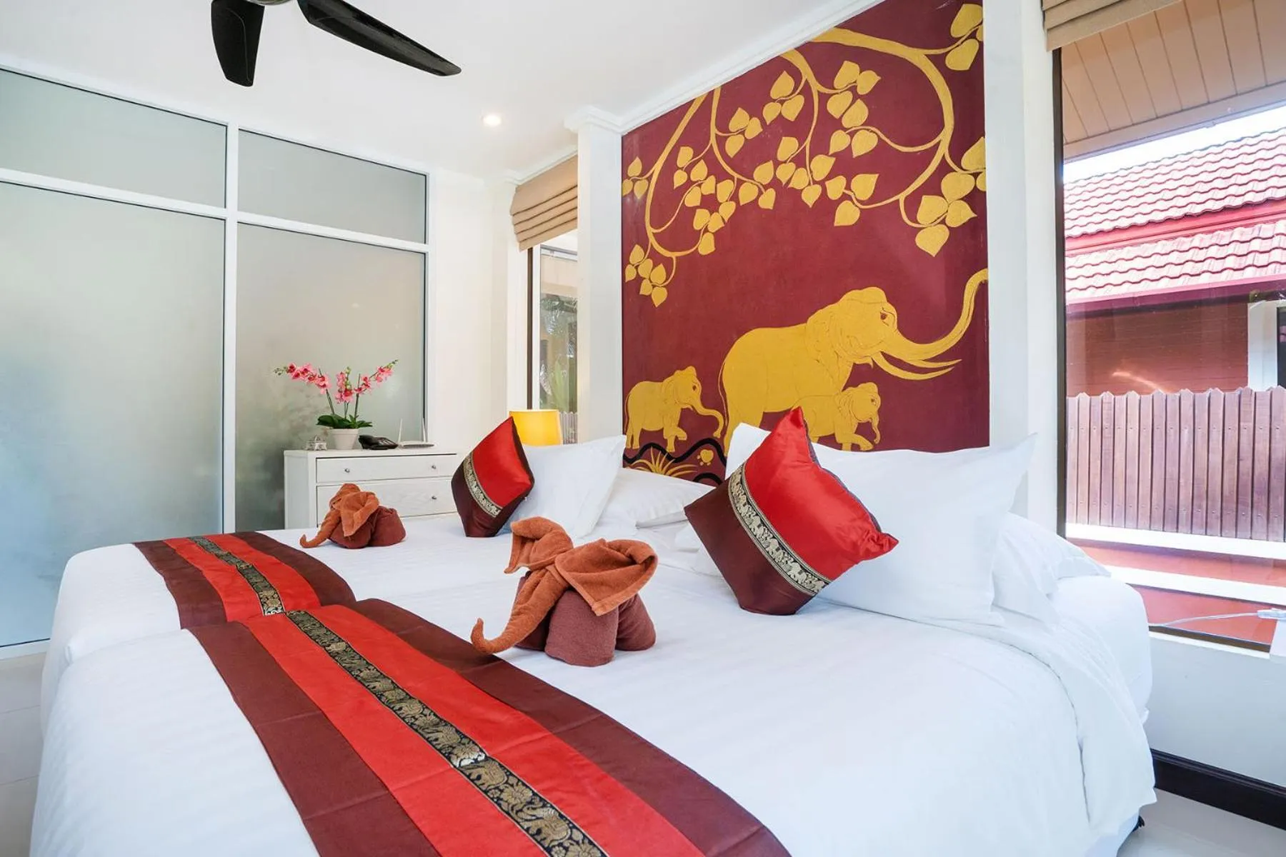 Bedroom, Bed in Boutique Resort Private Pool Villa - SHA Extra Plus
