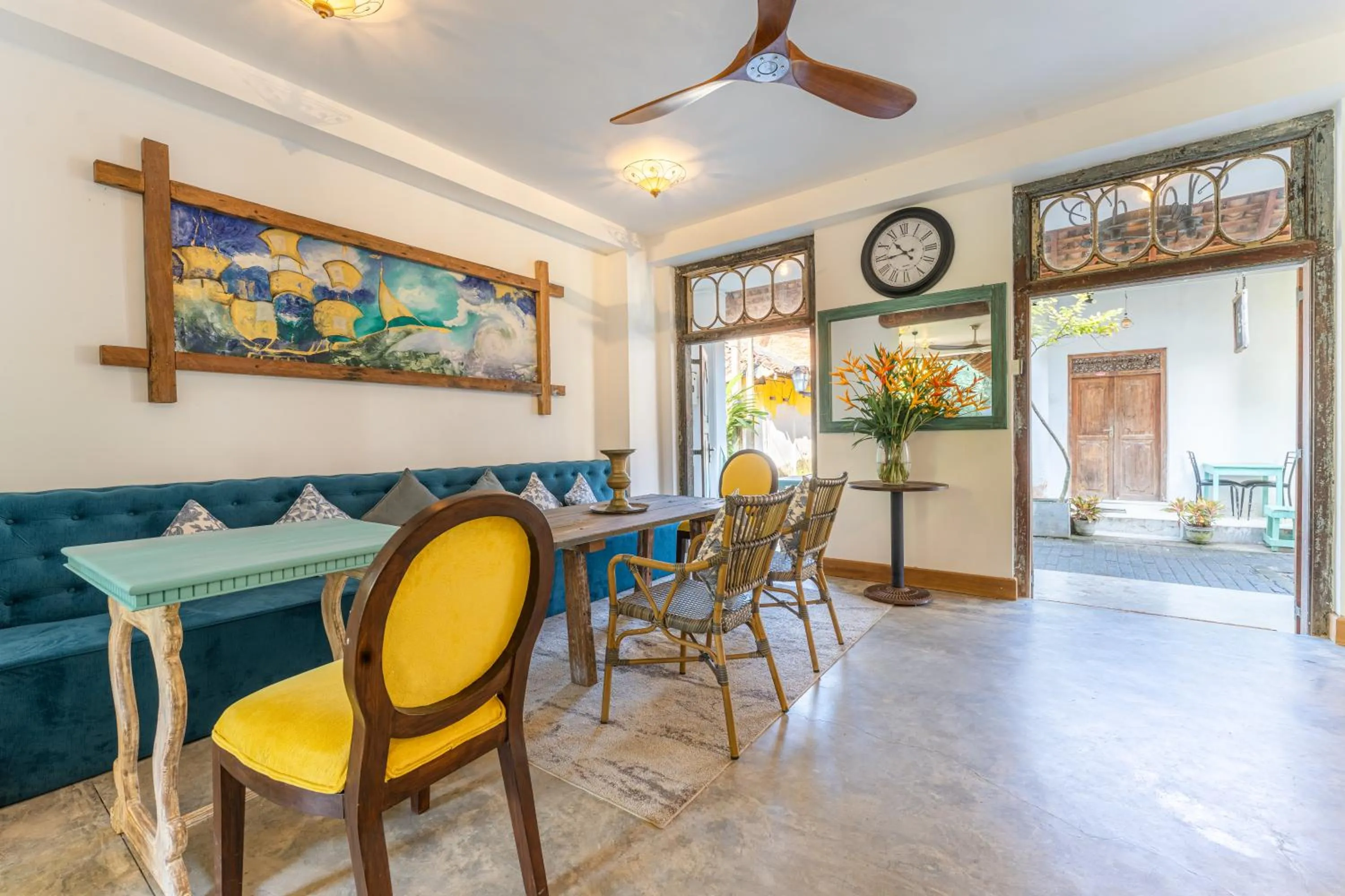 Dining area in Parawa House