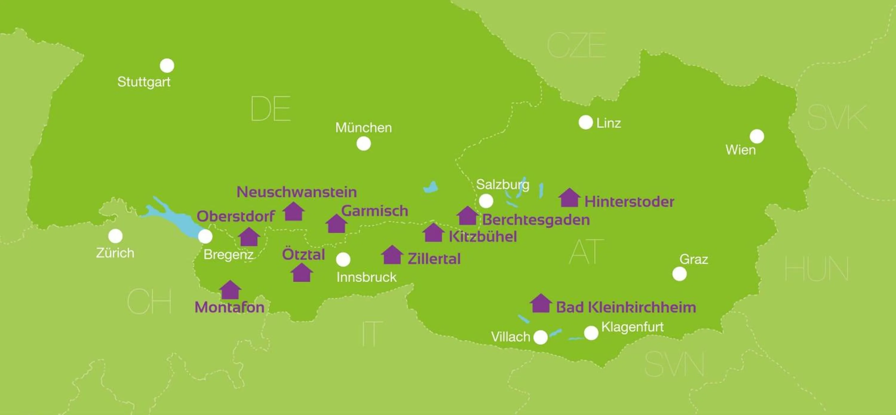 Location in Explorer Hotel Zillertal