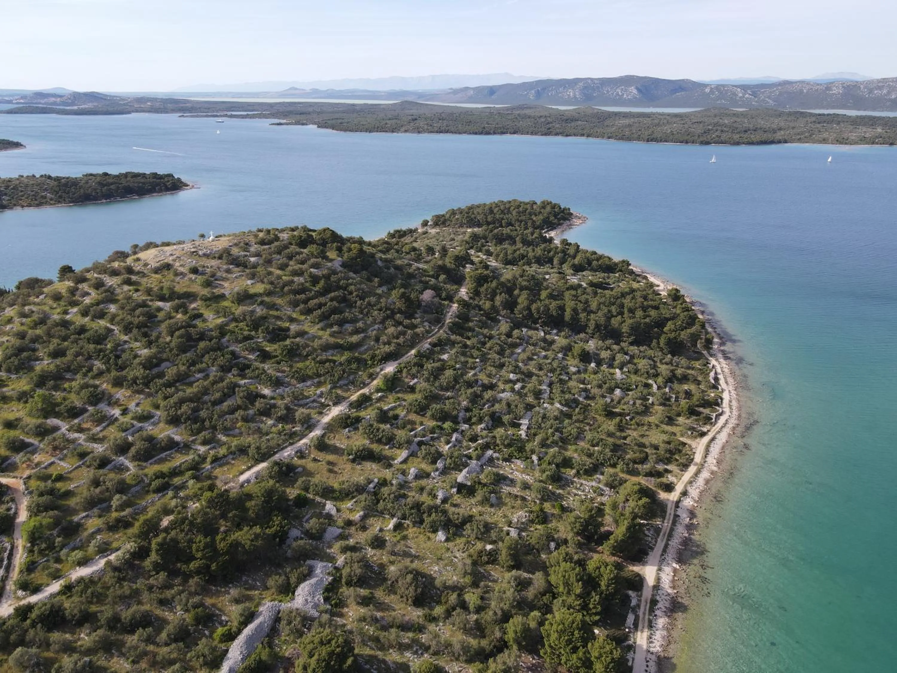 Bird's eye view in Apartments Lantina