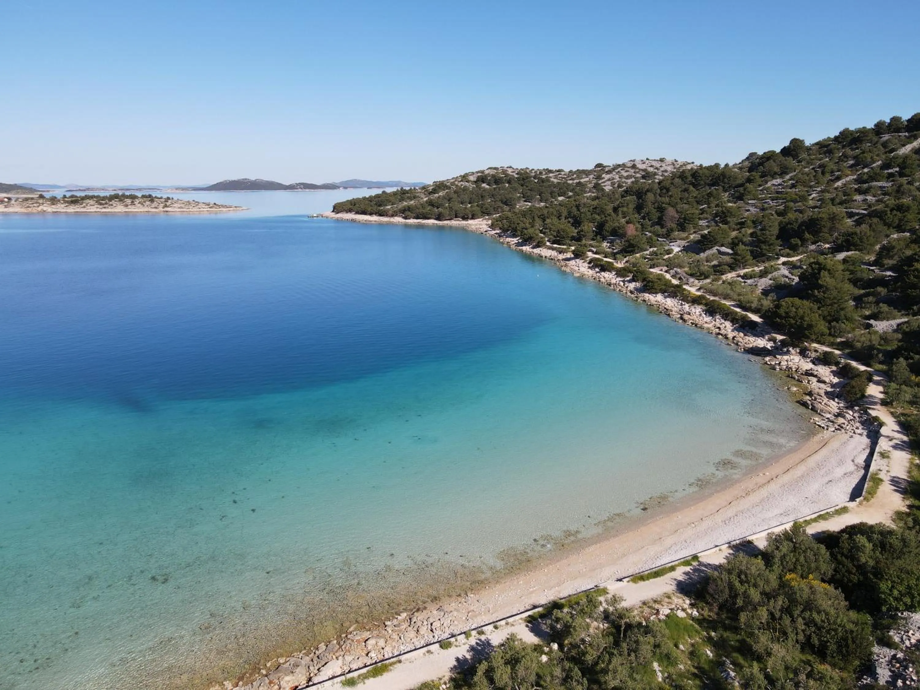Beach in Apartments Lantina