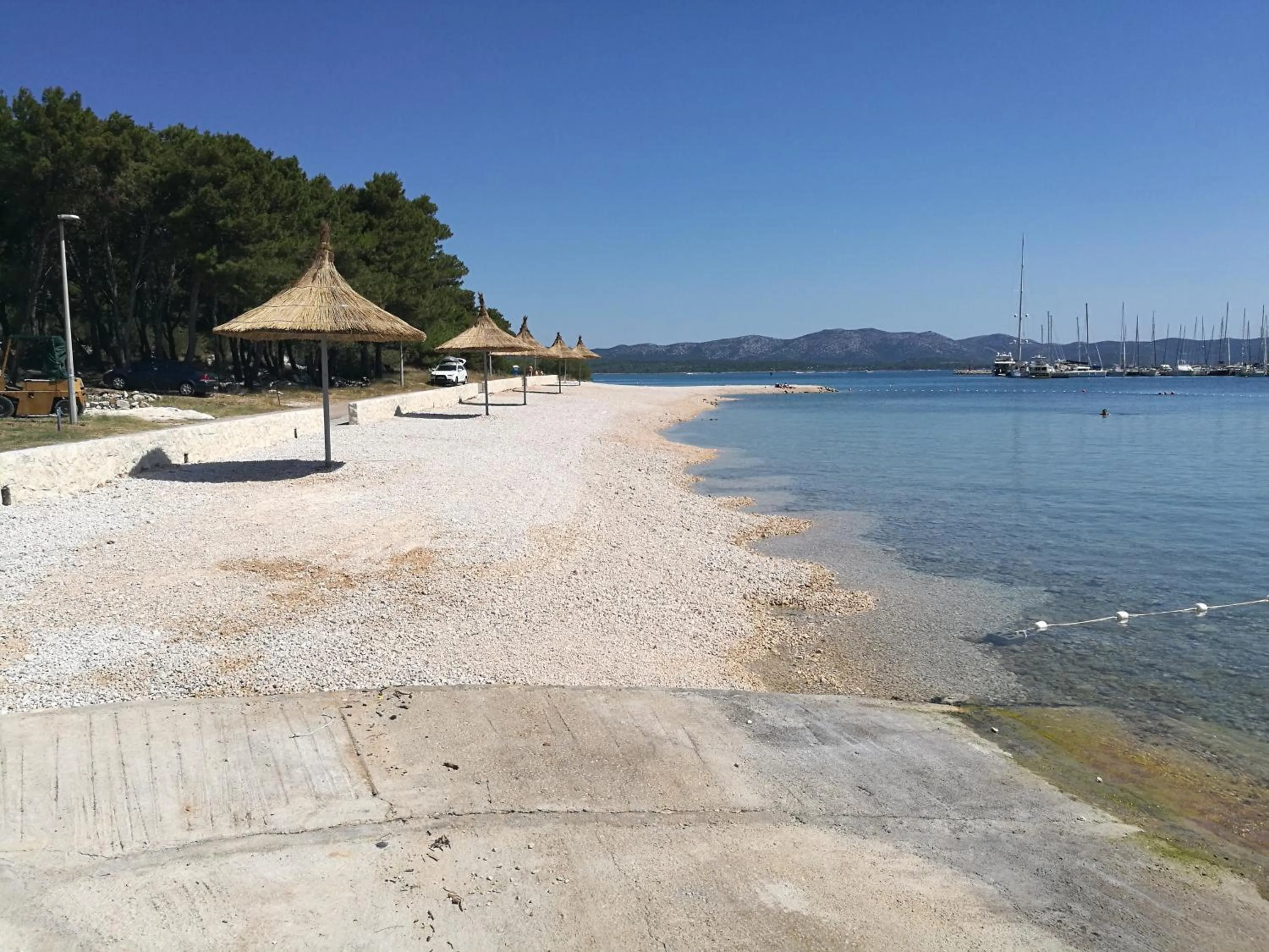 Beach in Apartments Lantina