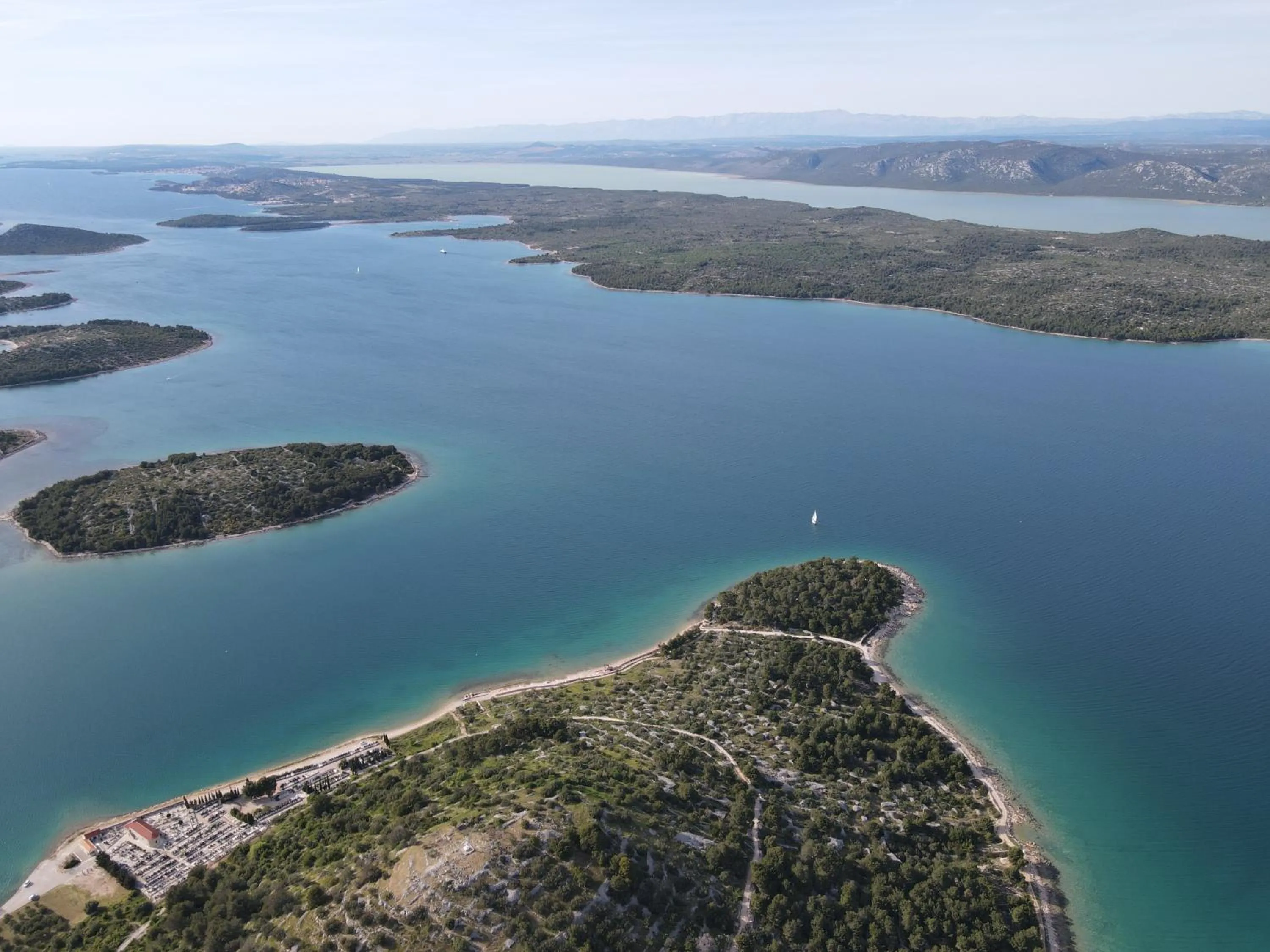 Bird's eye view in Apartments Lantina