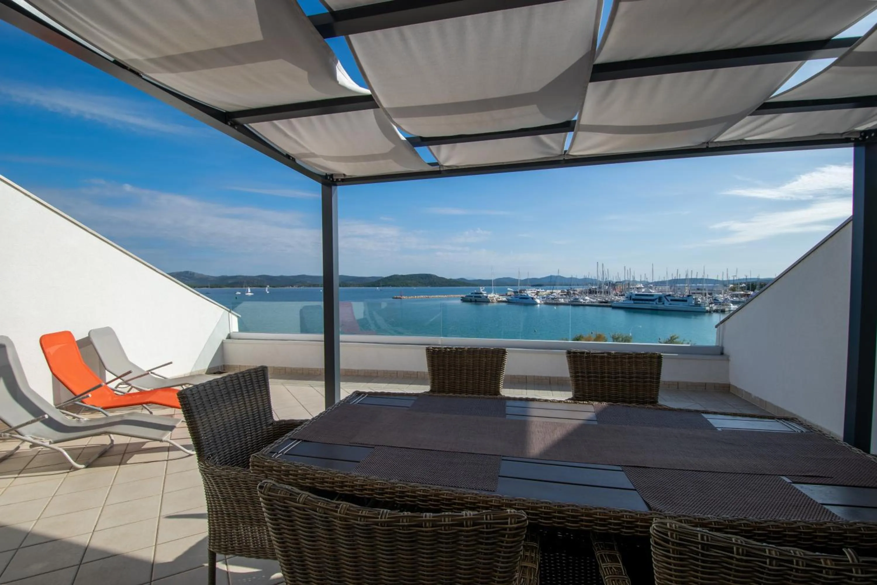 Balcony/Terrace in Apartments Lantina