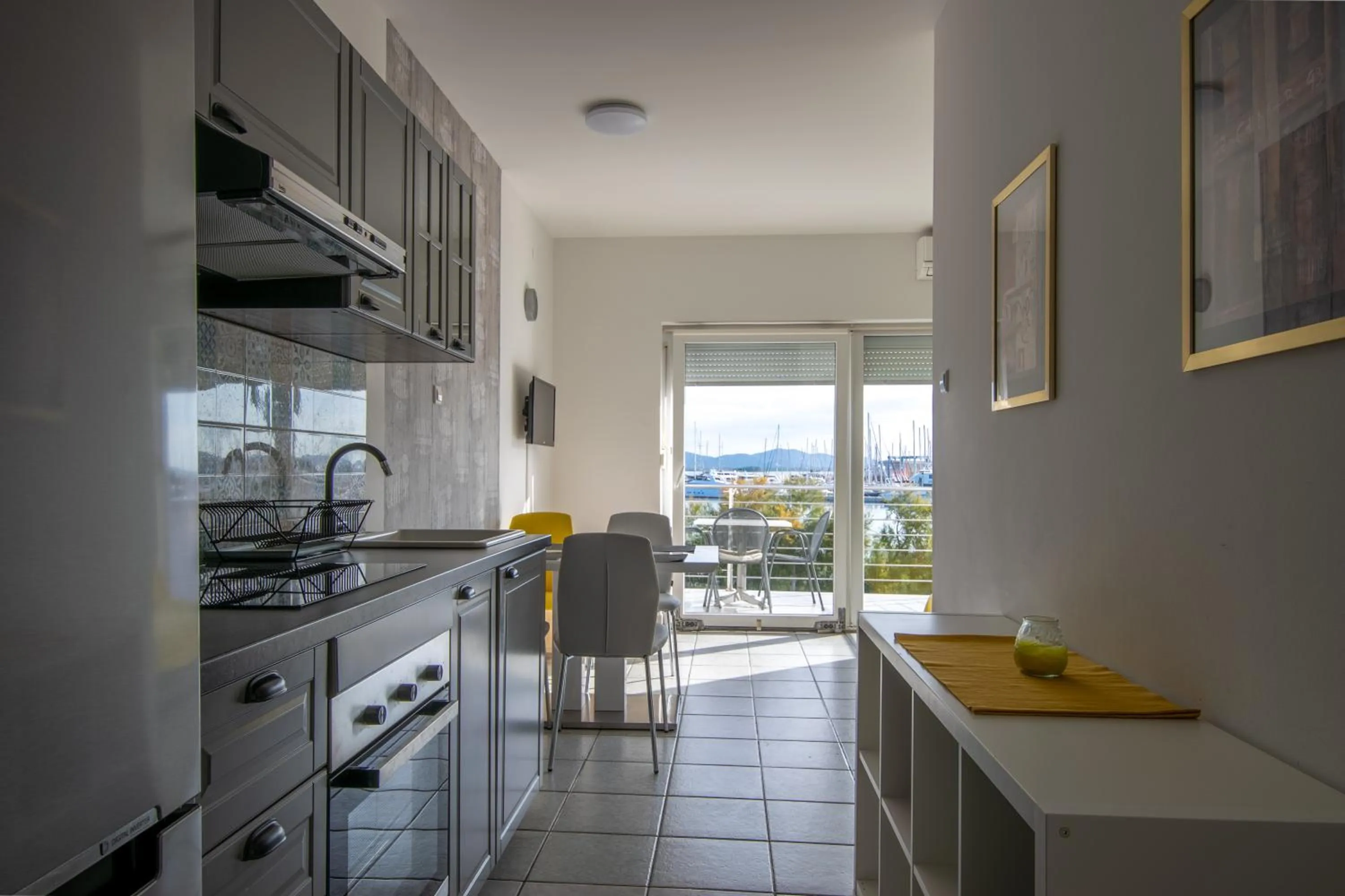 Kitchen or kitchenette in Apartments Lantina