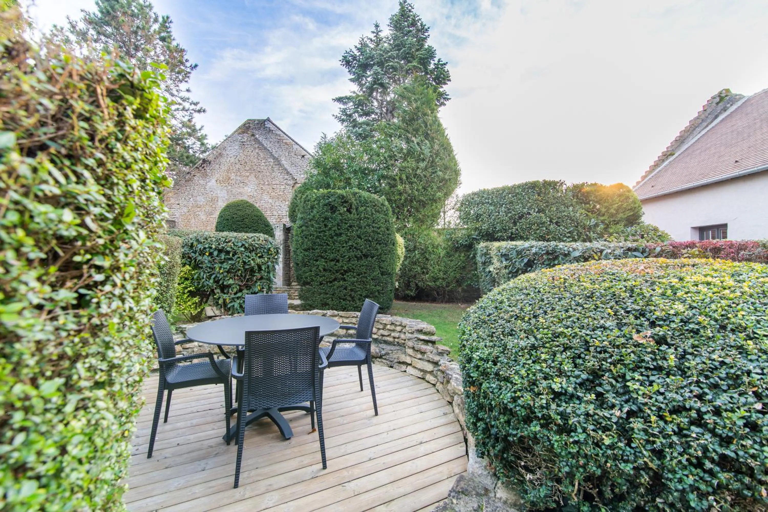 Garden in Manoir'Hastings