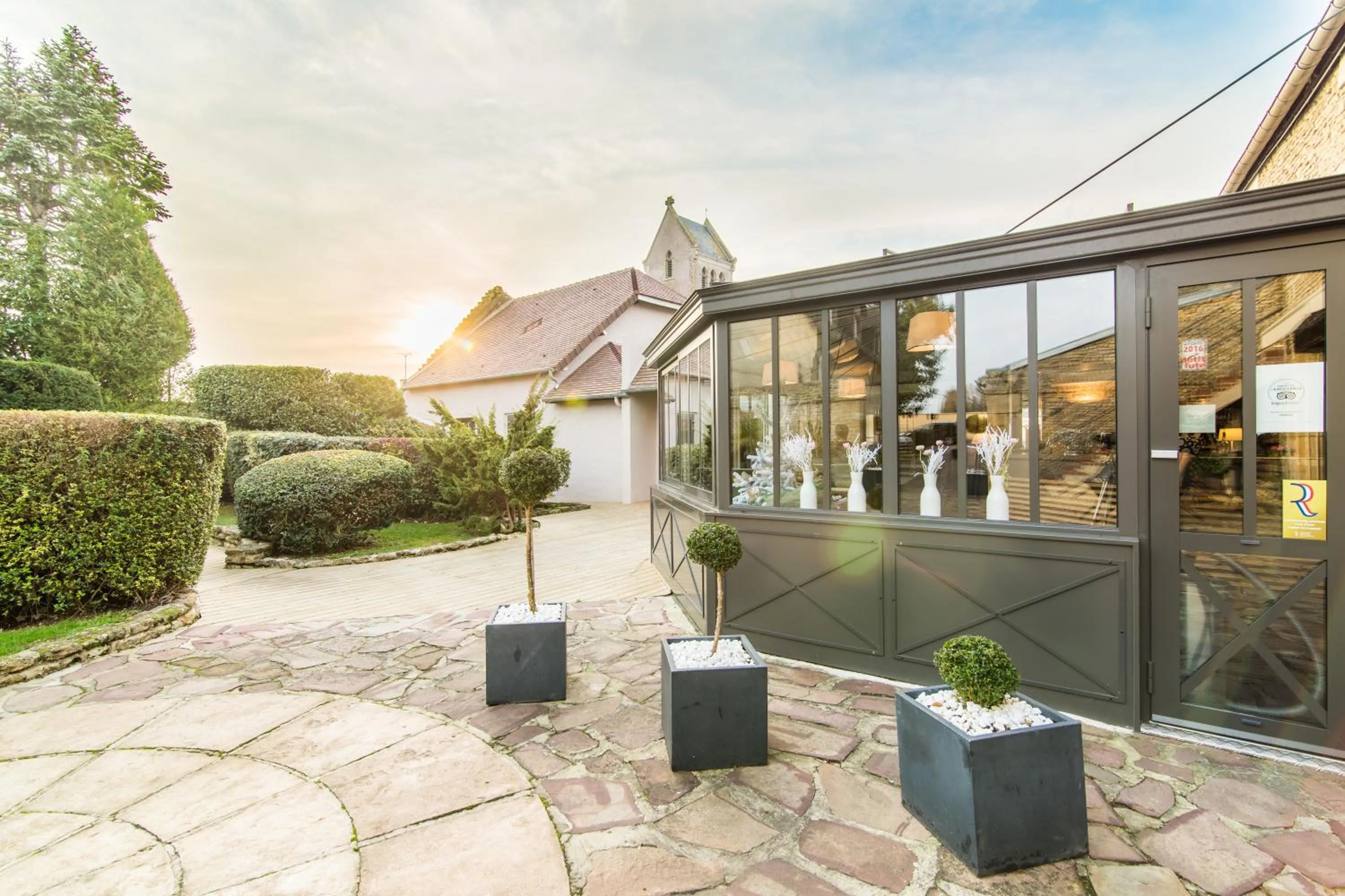 Patio in Manoir'Hastings