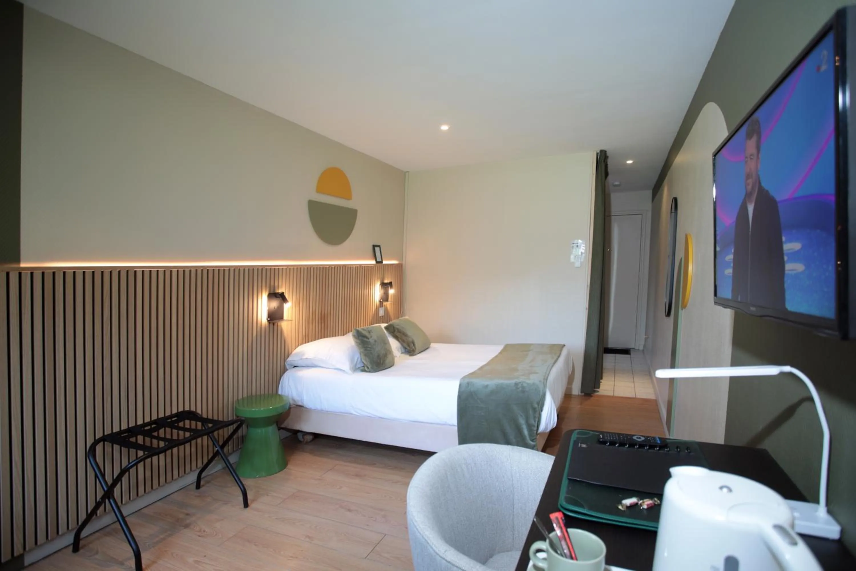 Bed in Château De La Motte Fenelon