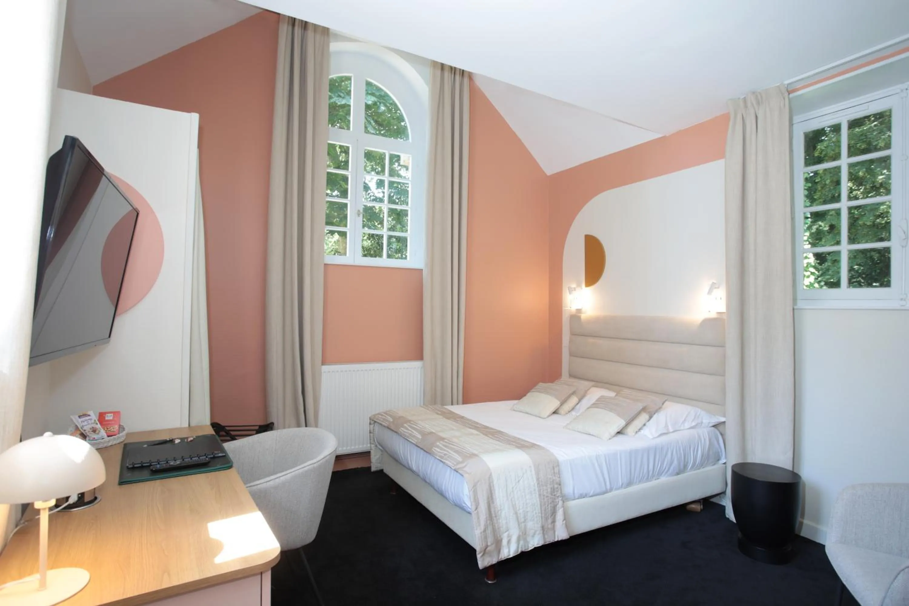 Bed in Château De La Motte Fenelon