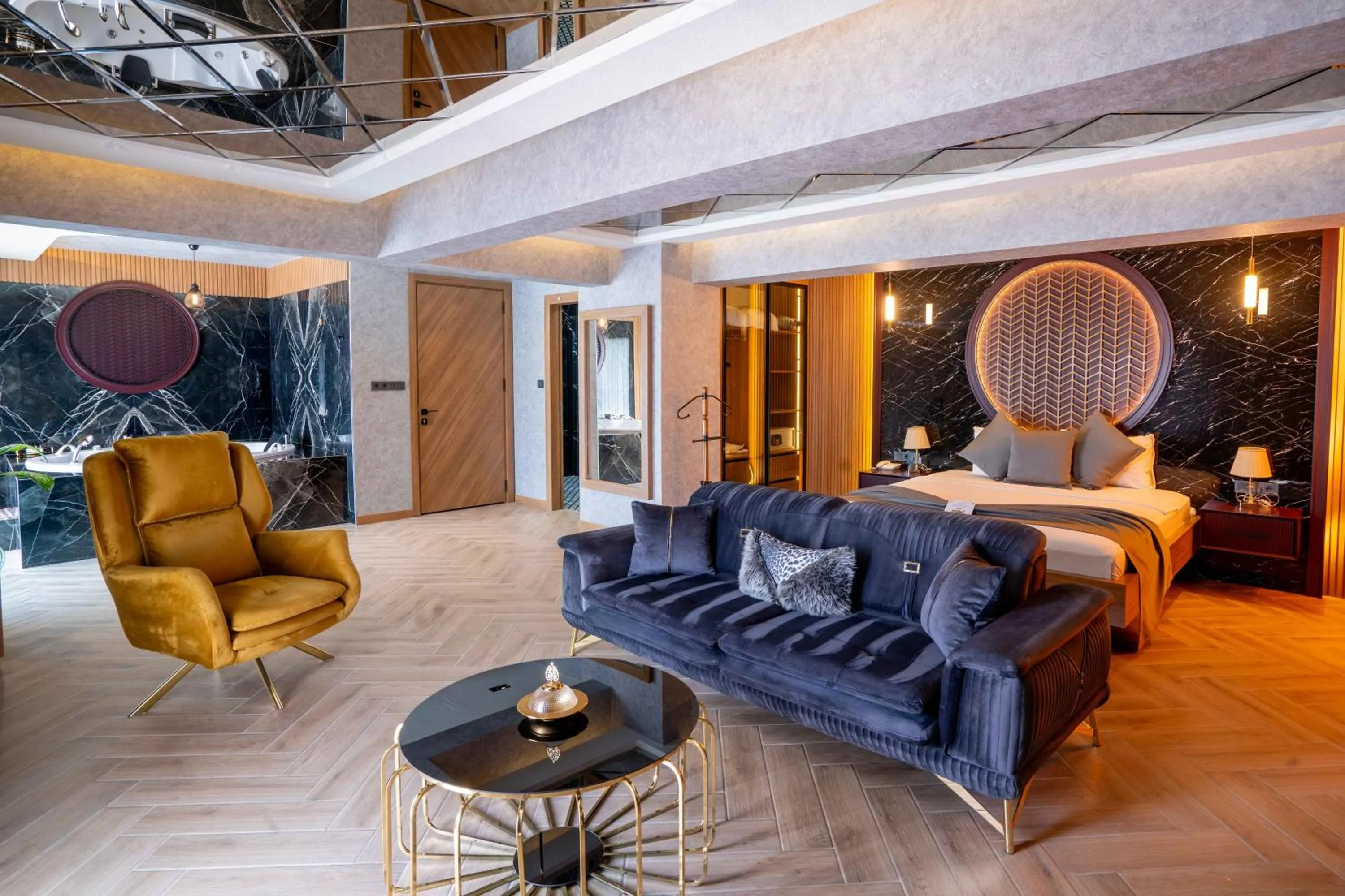 Seating area in Leman Otel