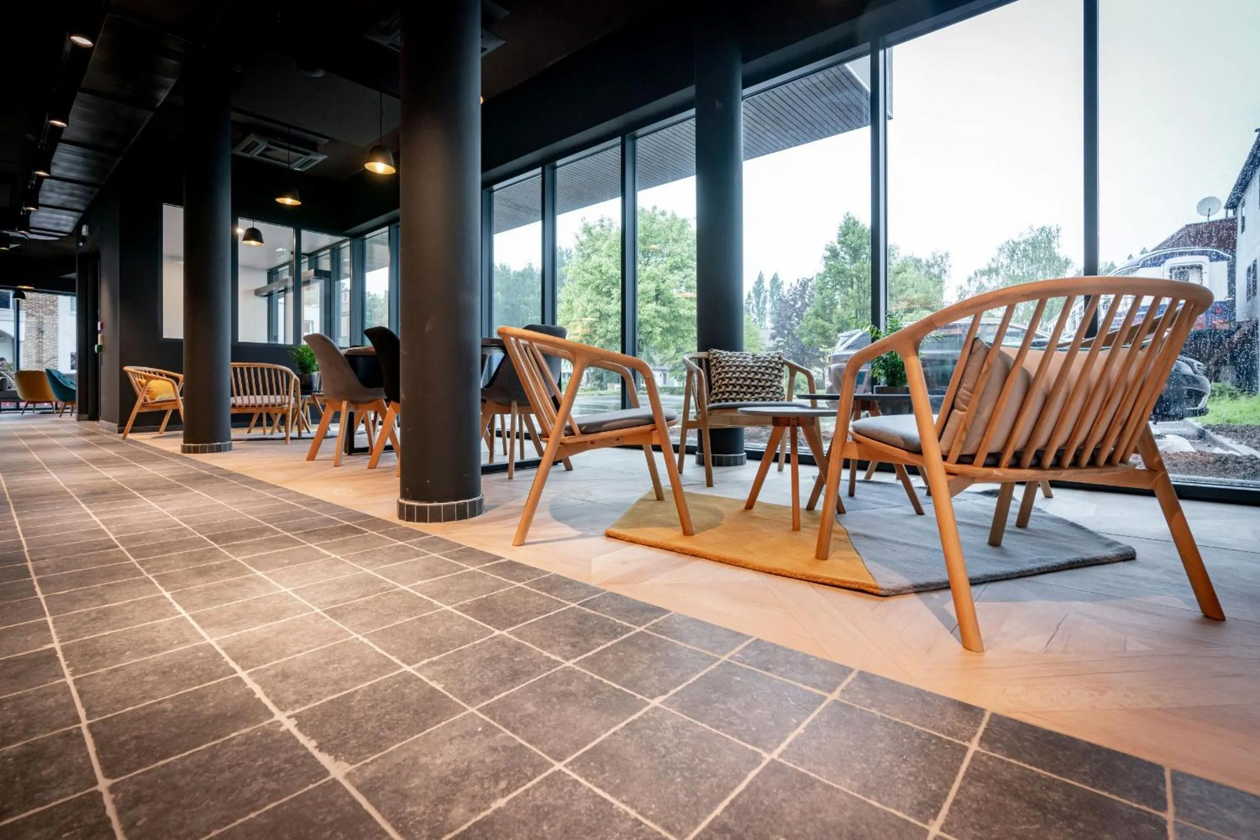 Living room in ibis budget Valenciennes Petite-Forêt
