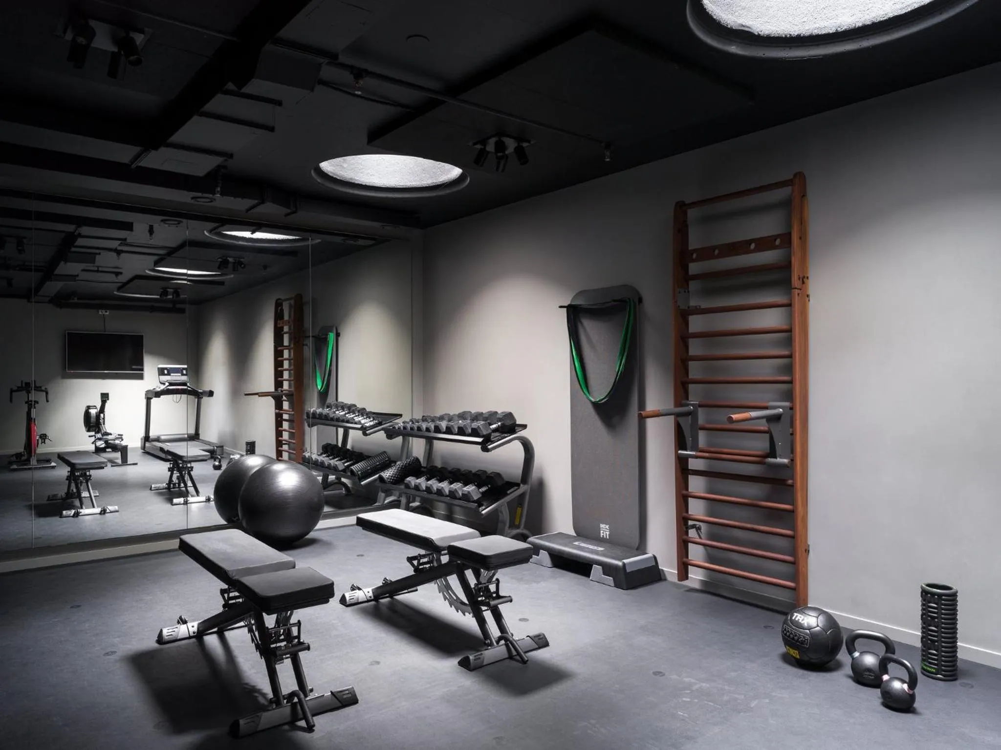 Fitness centre/facilities in Sand Hotel by Keahotels