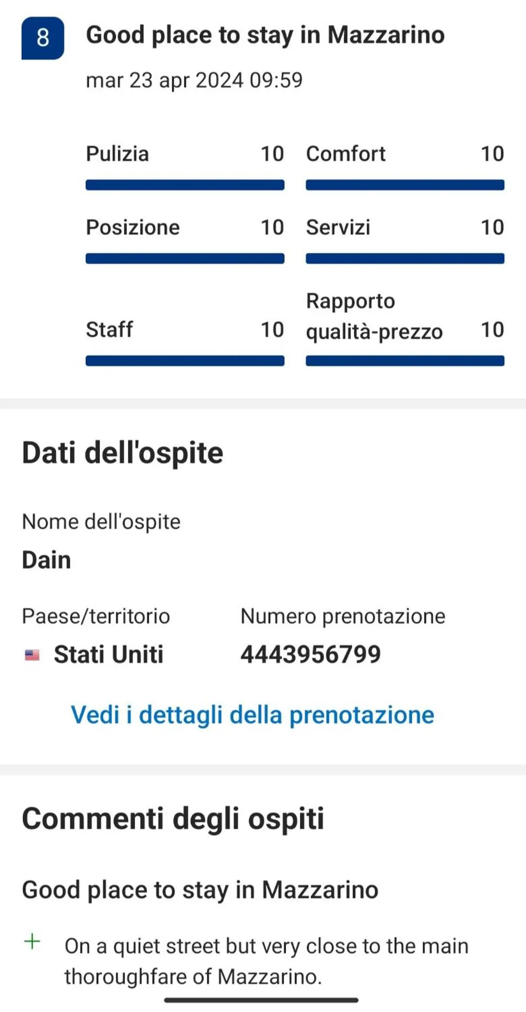 Text overlay in Alessi Suites & Studio