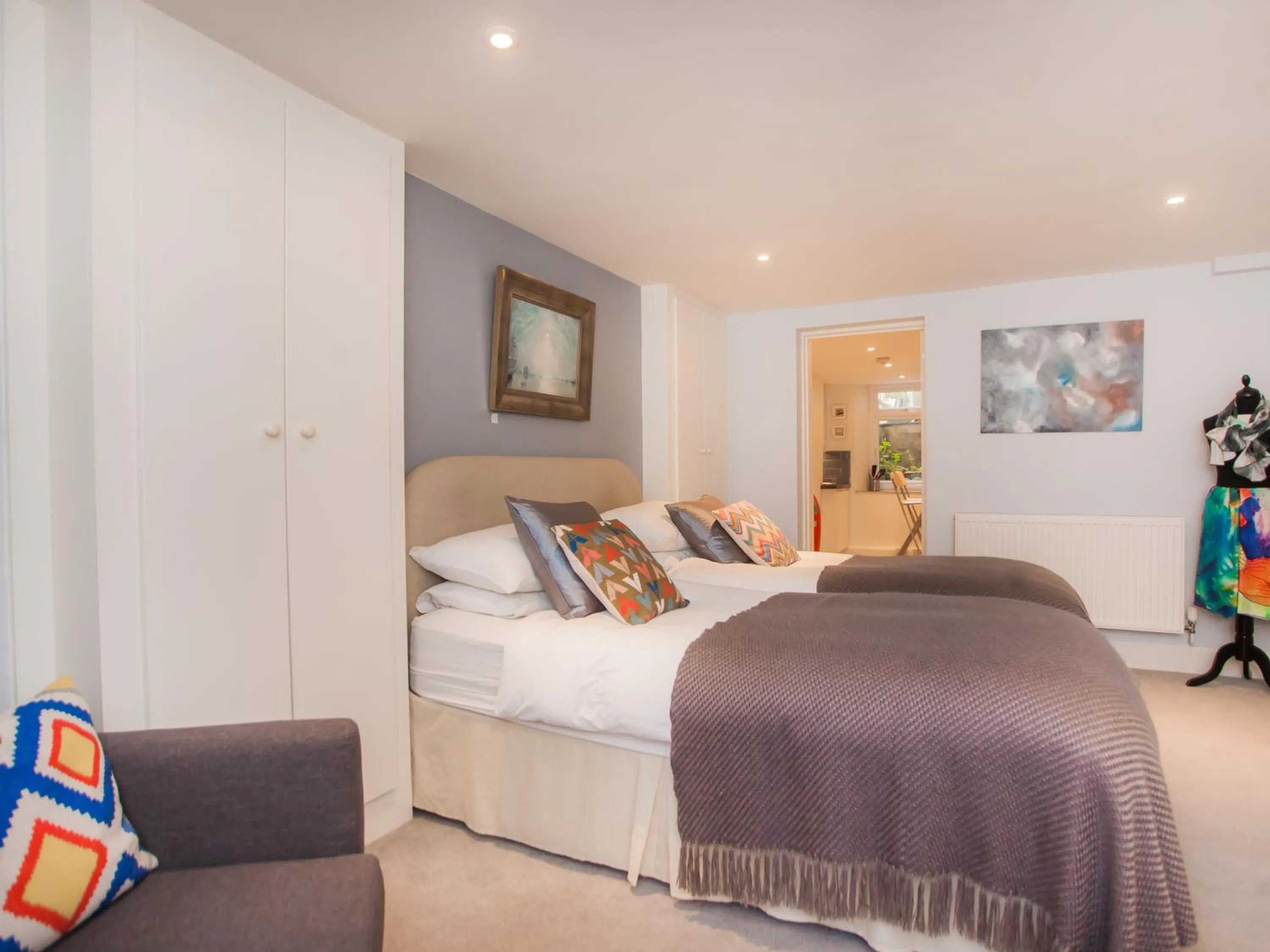 Bedroom, Bed in The Art Studio