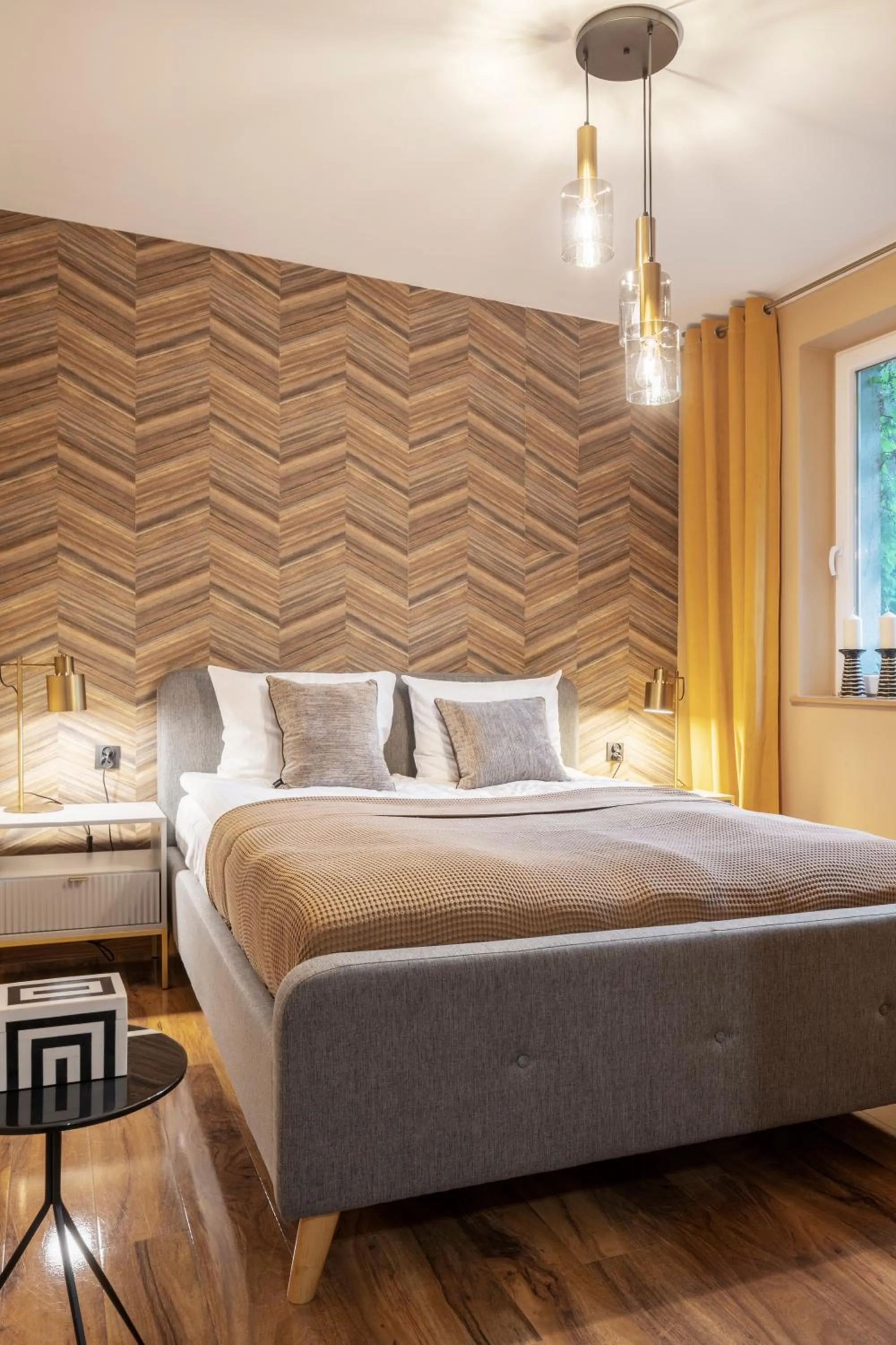 Bed in Rezydencja na Wzgórzu w zielonym sercu Łodzi przy Parku Krajobrazowym Ruda Wiilowa