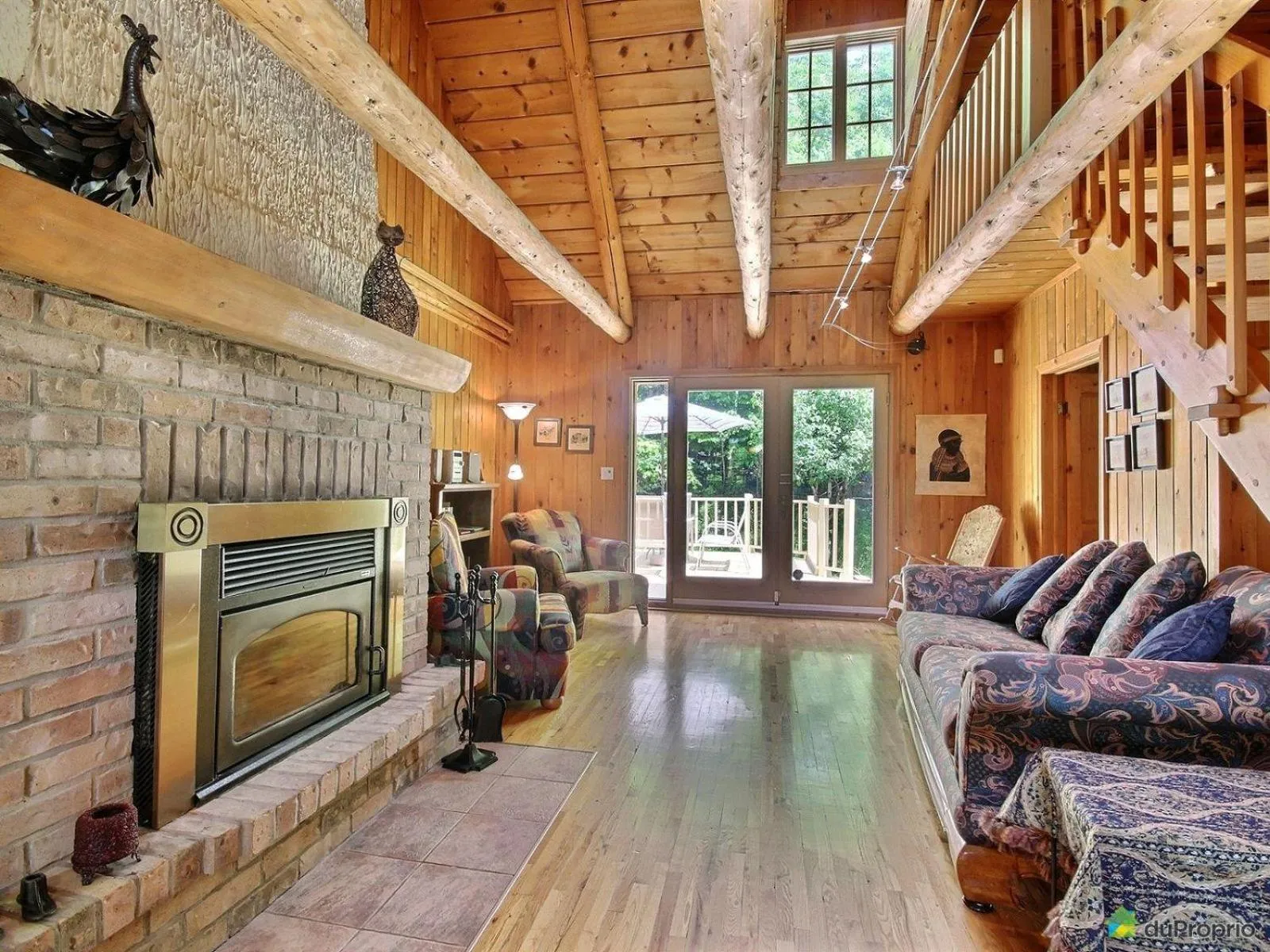 Living room in Aux Retrouvailles spa à l'année