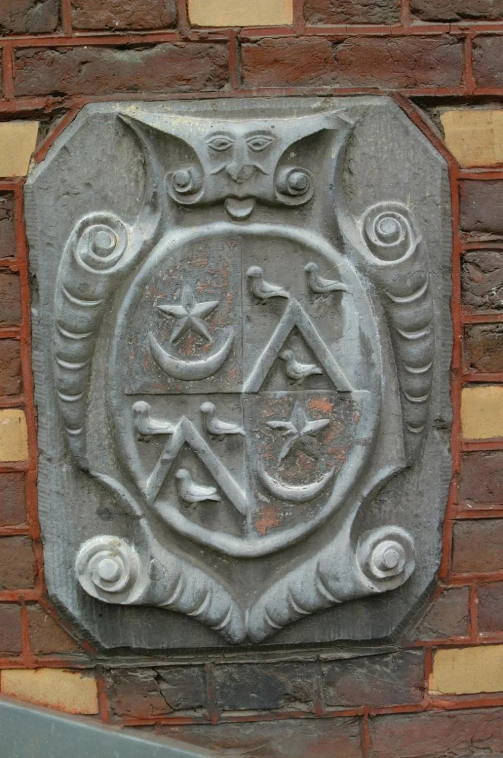 Decorative detail in Kasteel Wurfeld
