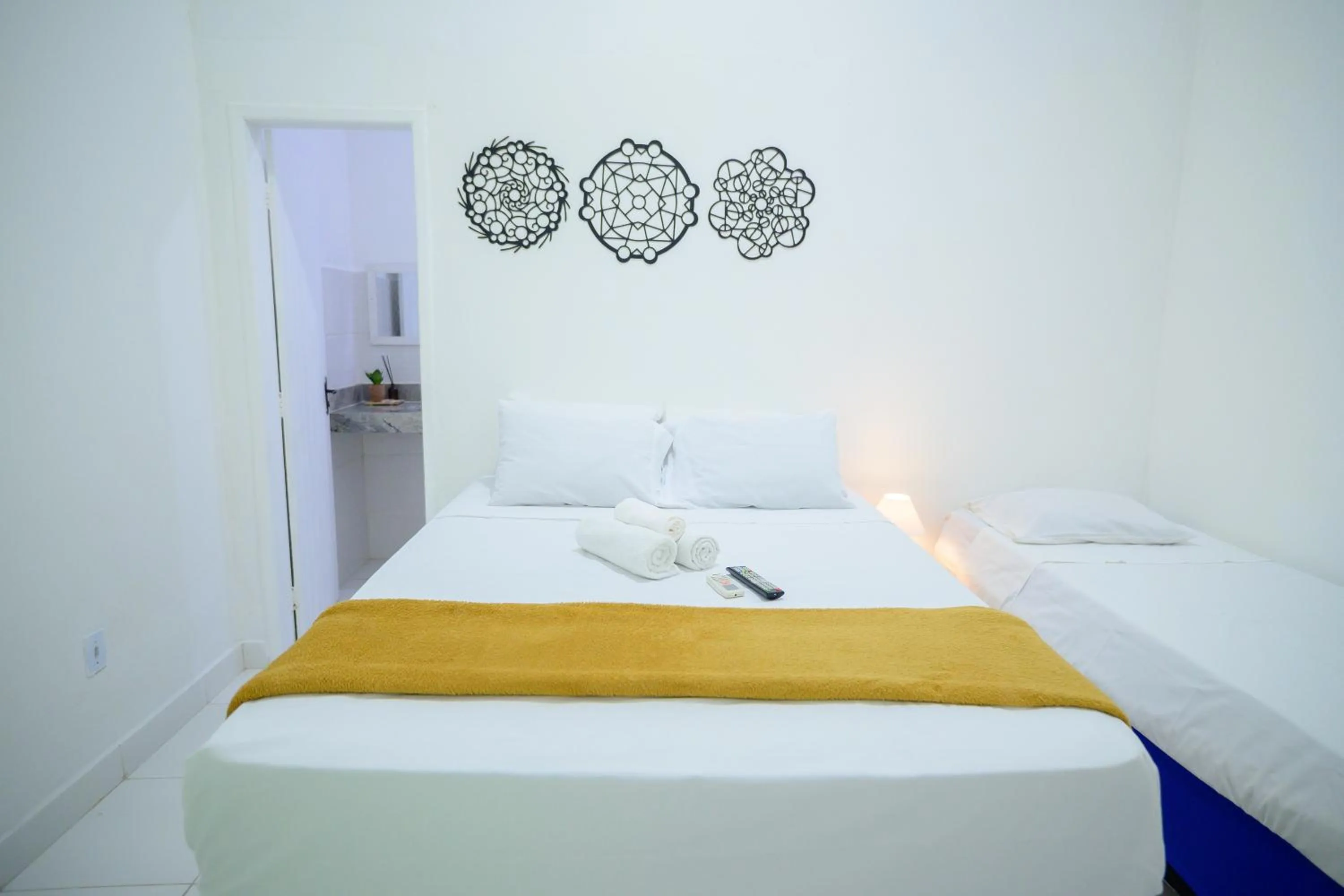 Bed in Pousada Pimenta Nativa