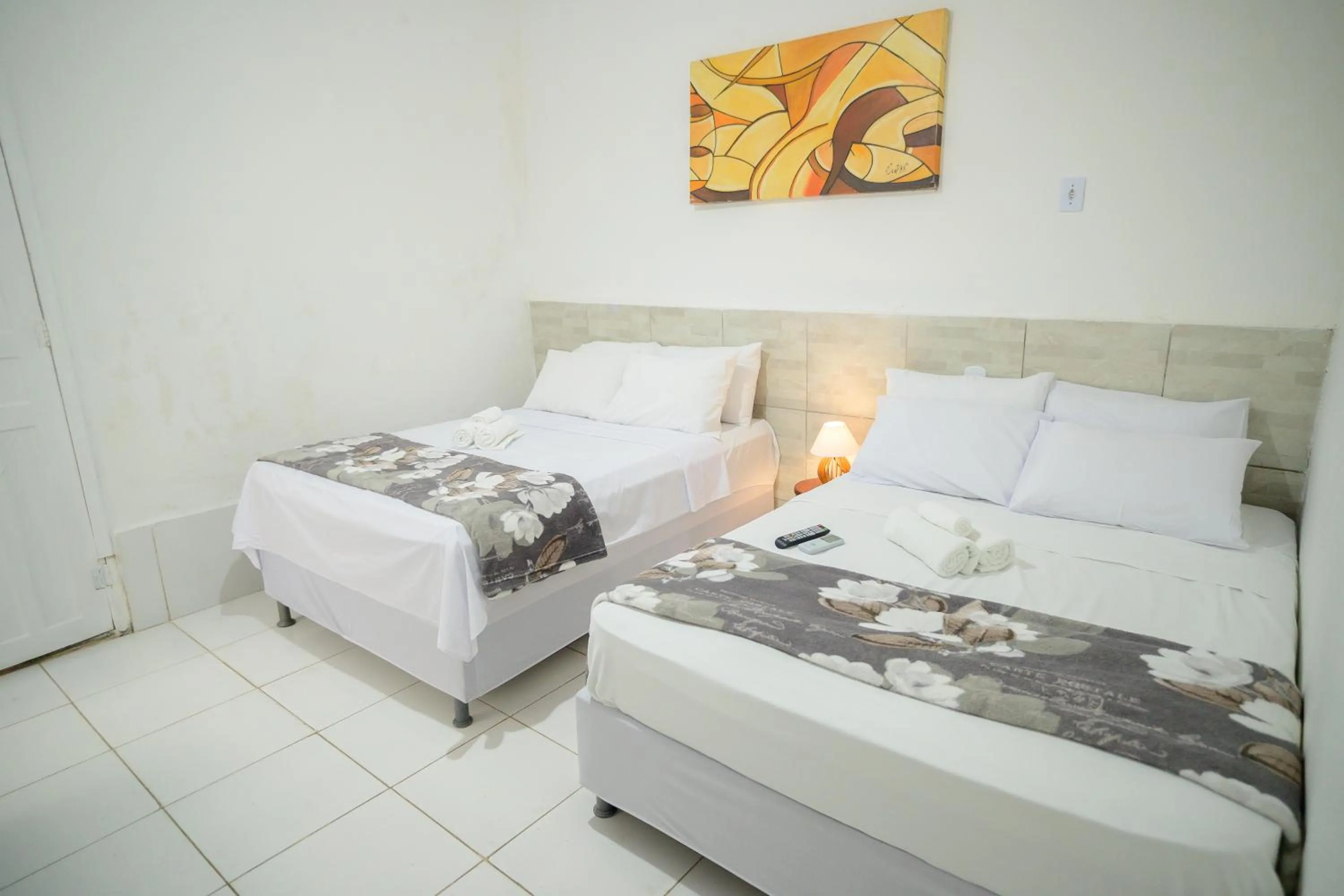 Bed in Pousada Pimenta Nativa