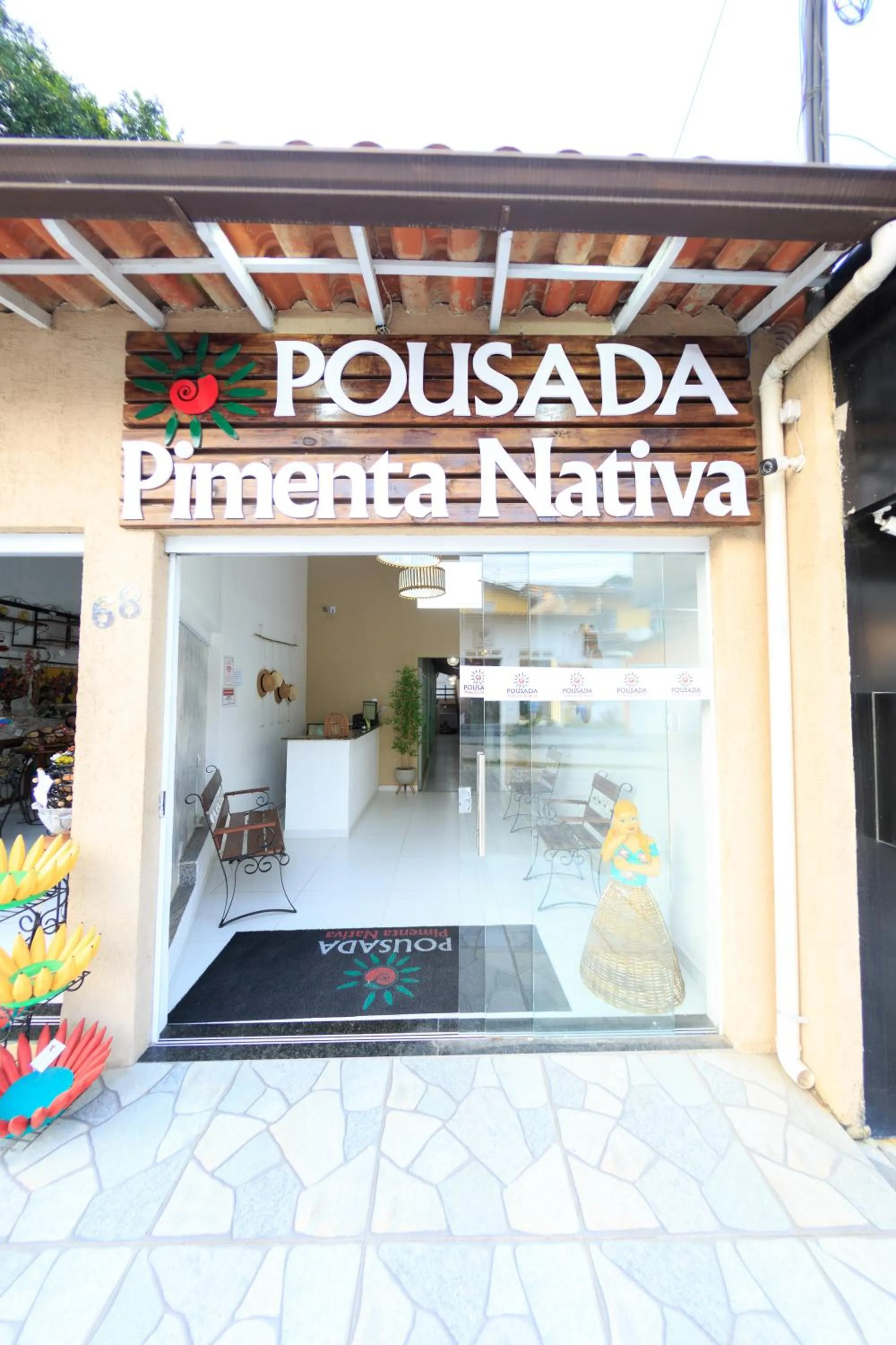 Facade/entrance in Pousada Pimenta Nativa