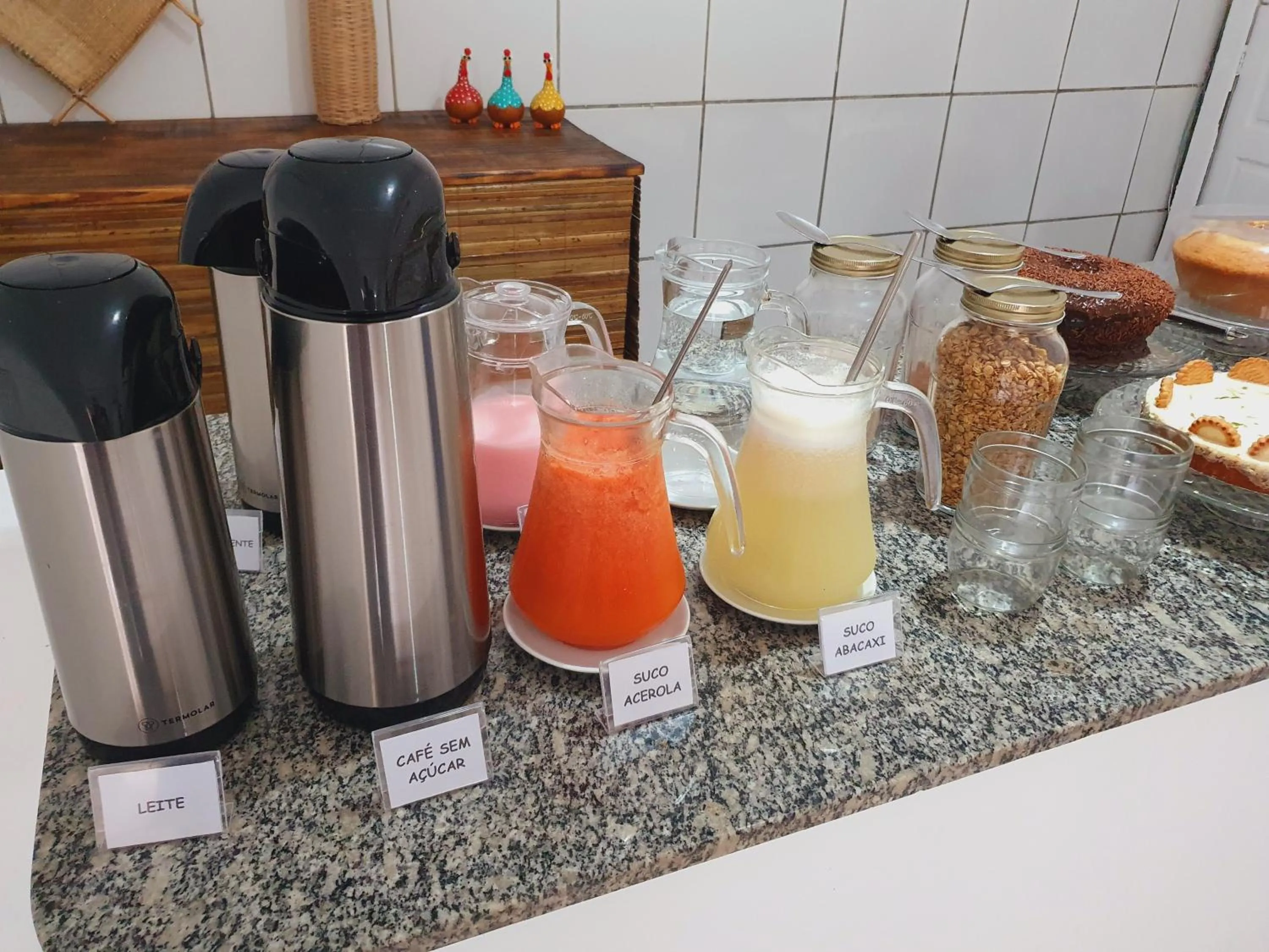 Breakfast in Pousada Pimenta Nativa