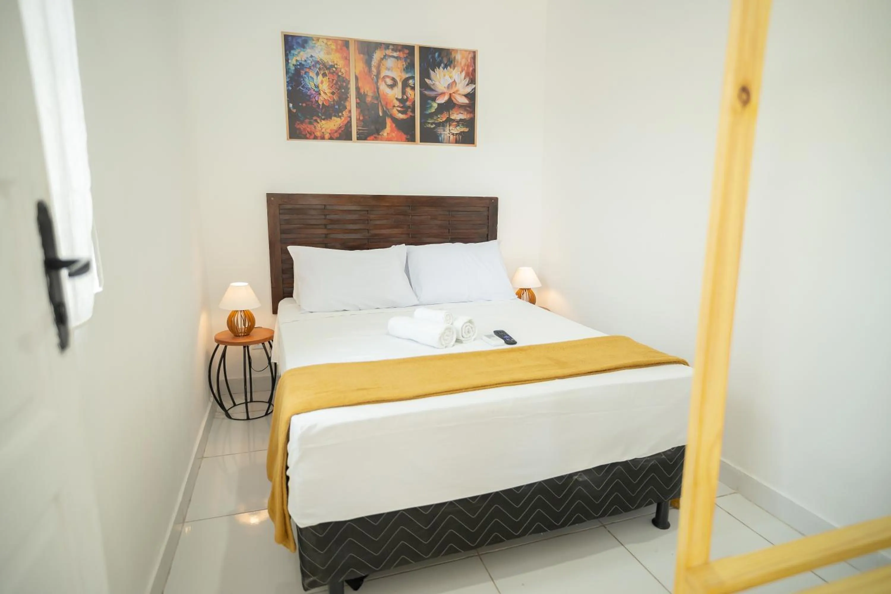 Bed in Pousada Pimenta Nativa