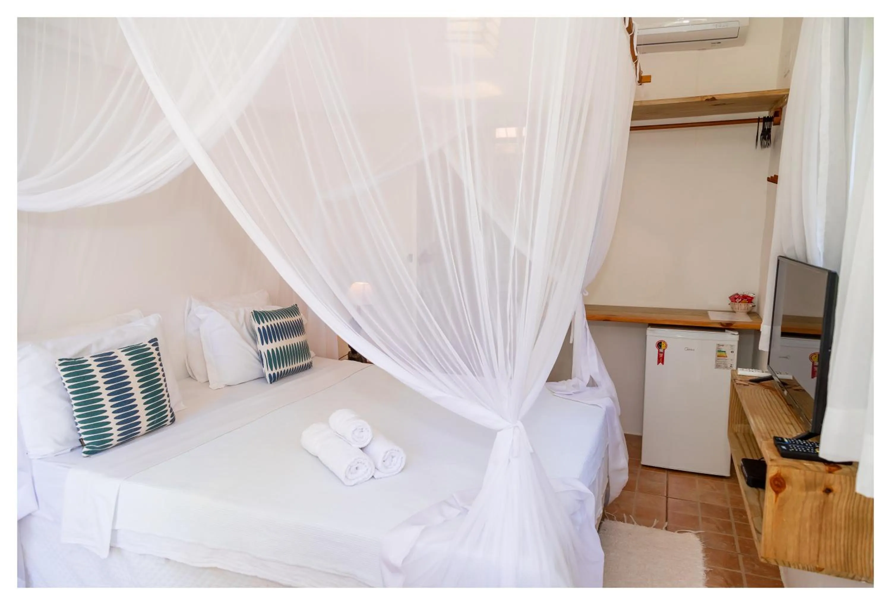 Photo of the whole room, Bed in Pousada Mar Azul